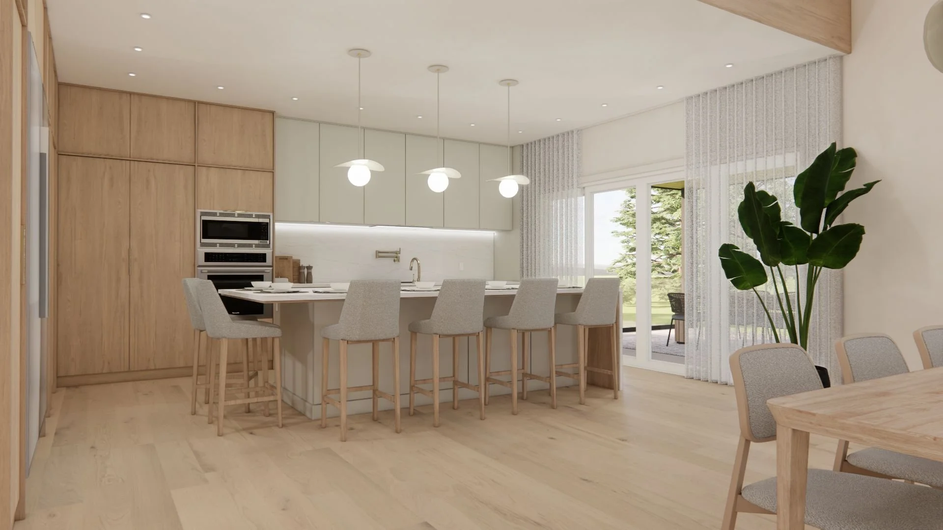 PROJET LECONCEPT - RÉSIDENCE  BORÉALE - CUISINE