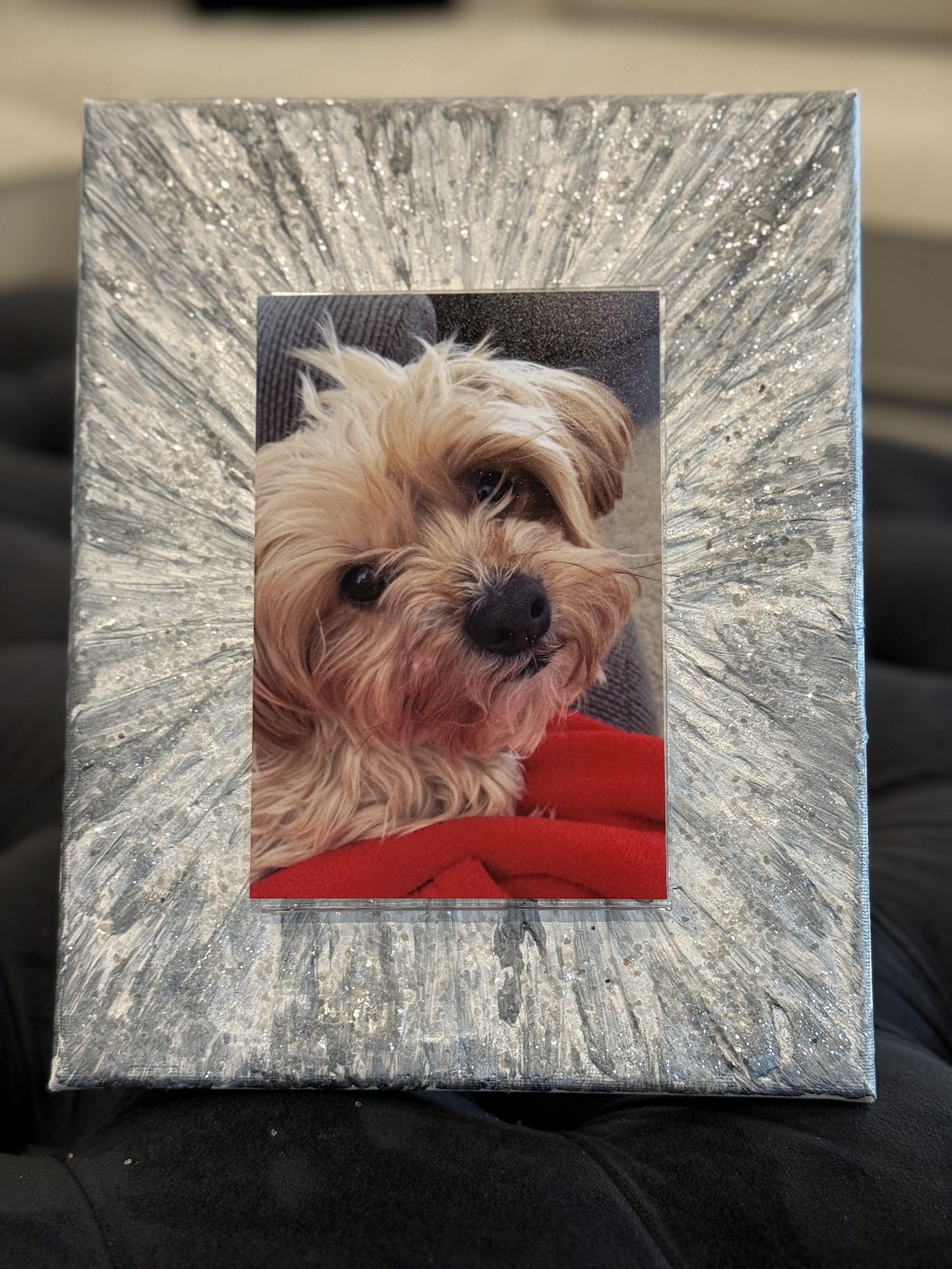 Silver Burst 8"x10" Photo Frame
