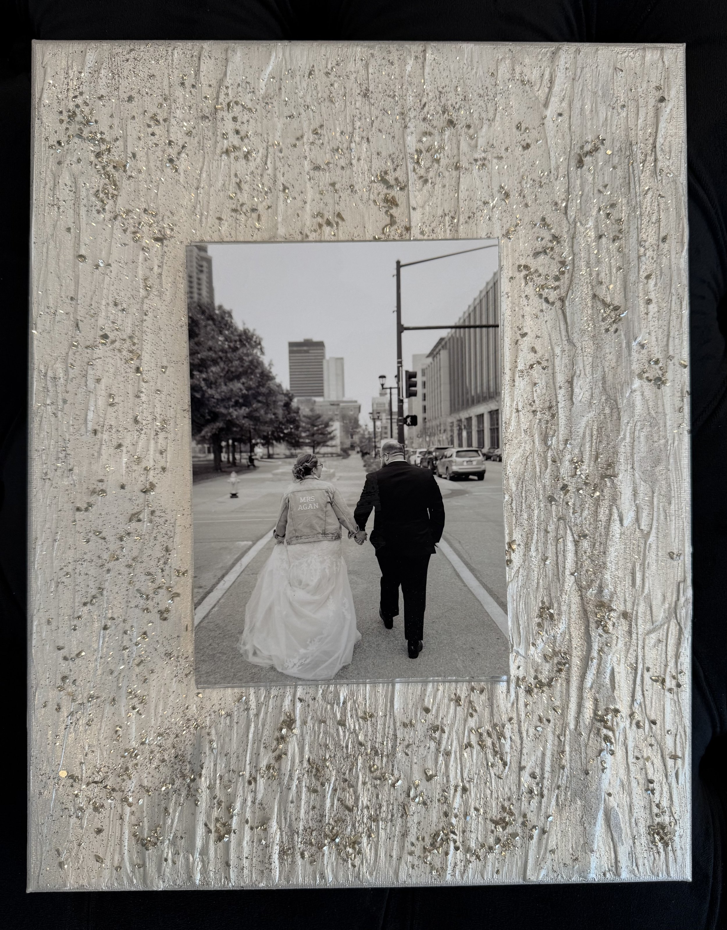 14k Gold Dust 11"x14" Photo Frame