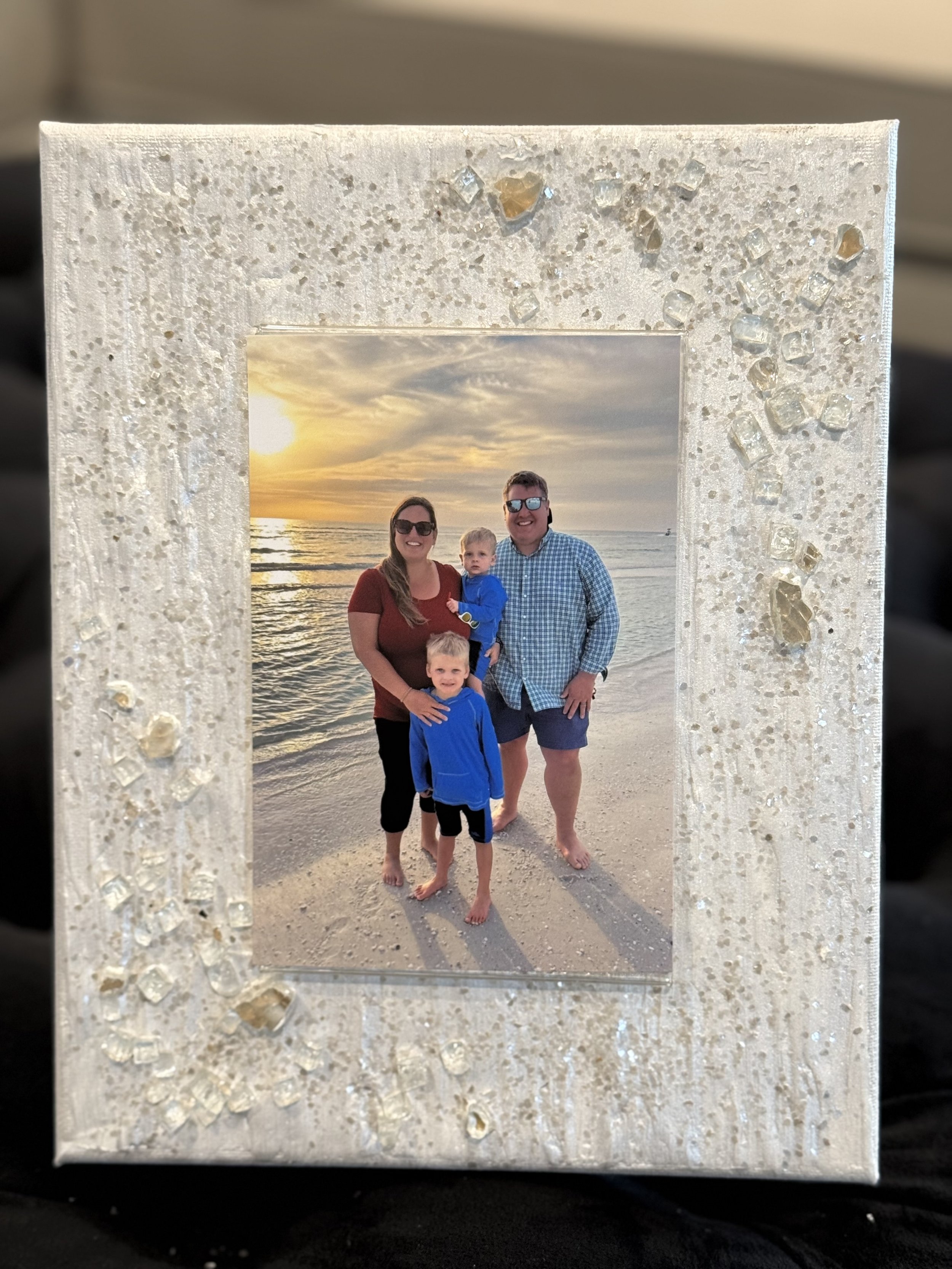 Diamond White 8"x10" Photo Frame
