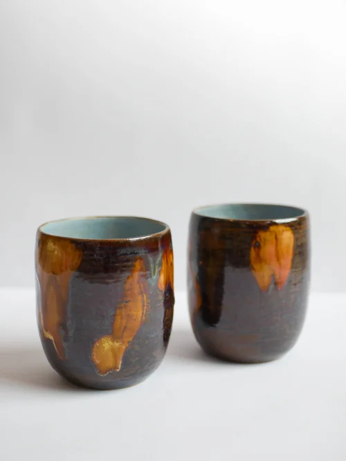 Le Mug Marron & Bleu