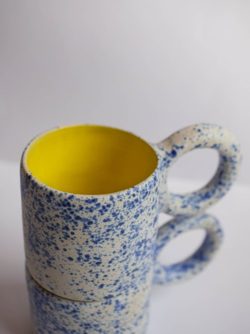 Le gros mug Bleu & Jaune