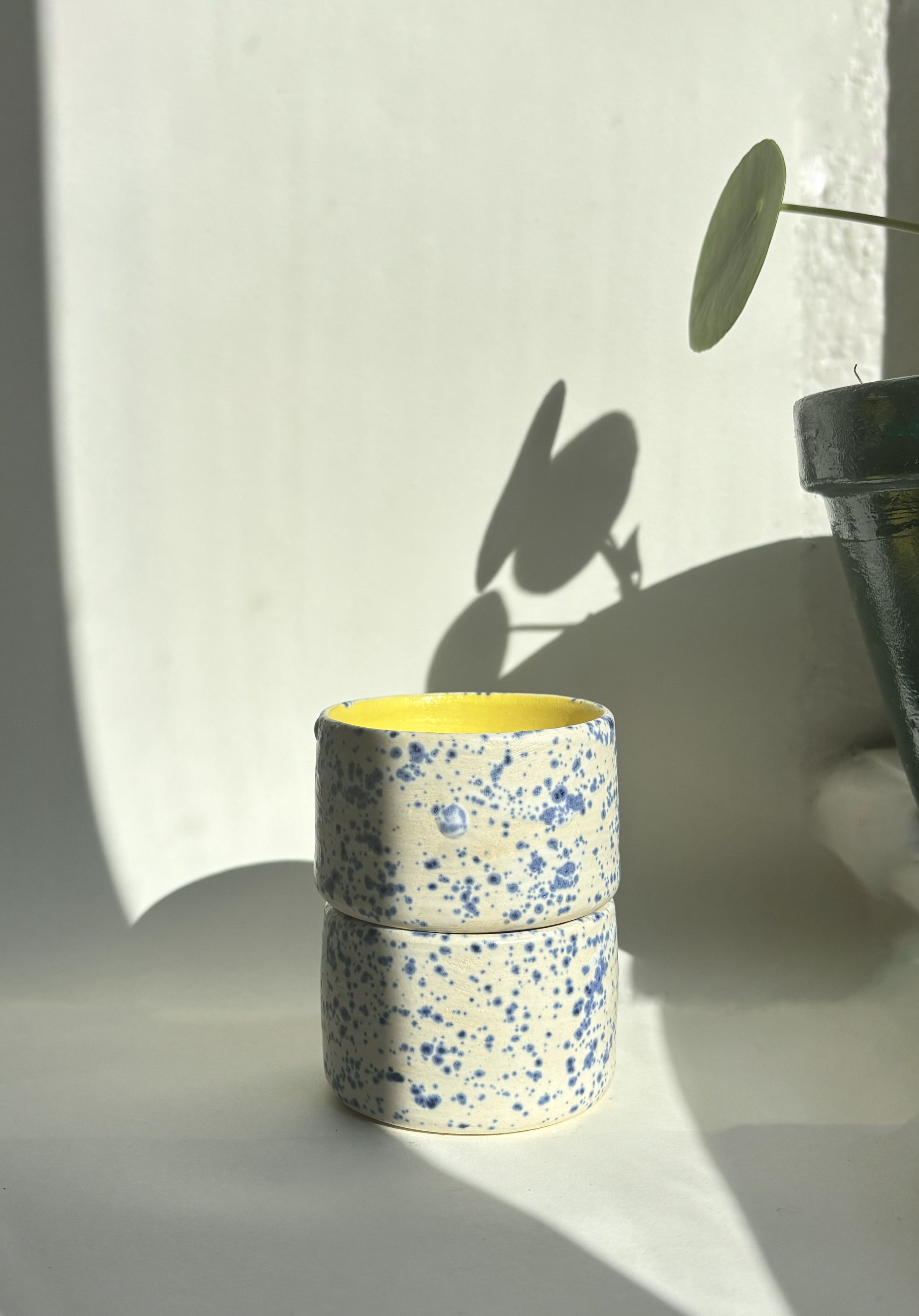 Cup Blue Yellow – Faite main à Lyon