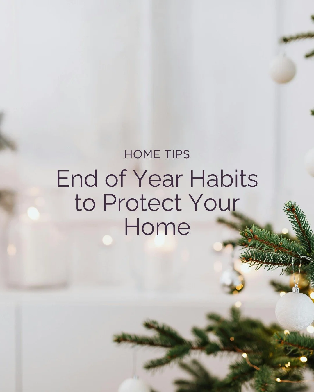 Before we step into a new year, this is a great time to check in on a few simple home habits that keep things running smoothly. These don&rsquo;t take long, but they can save you time, stress, and money as we head into 2026.

If you want help decidin