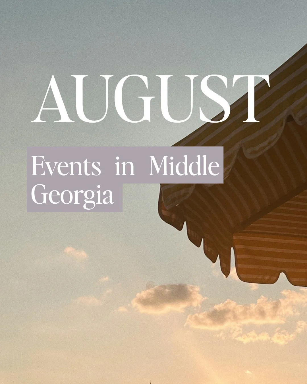 There's so much to do this month! With Houston County schools starting back August 4, everyone's schedule is a little more hectic. Which event are you looking forward to most in August? 

#middlegeorgiaevents #maconga #warnerrobinsga #centervillega #