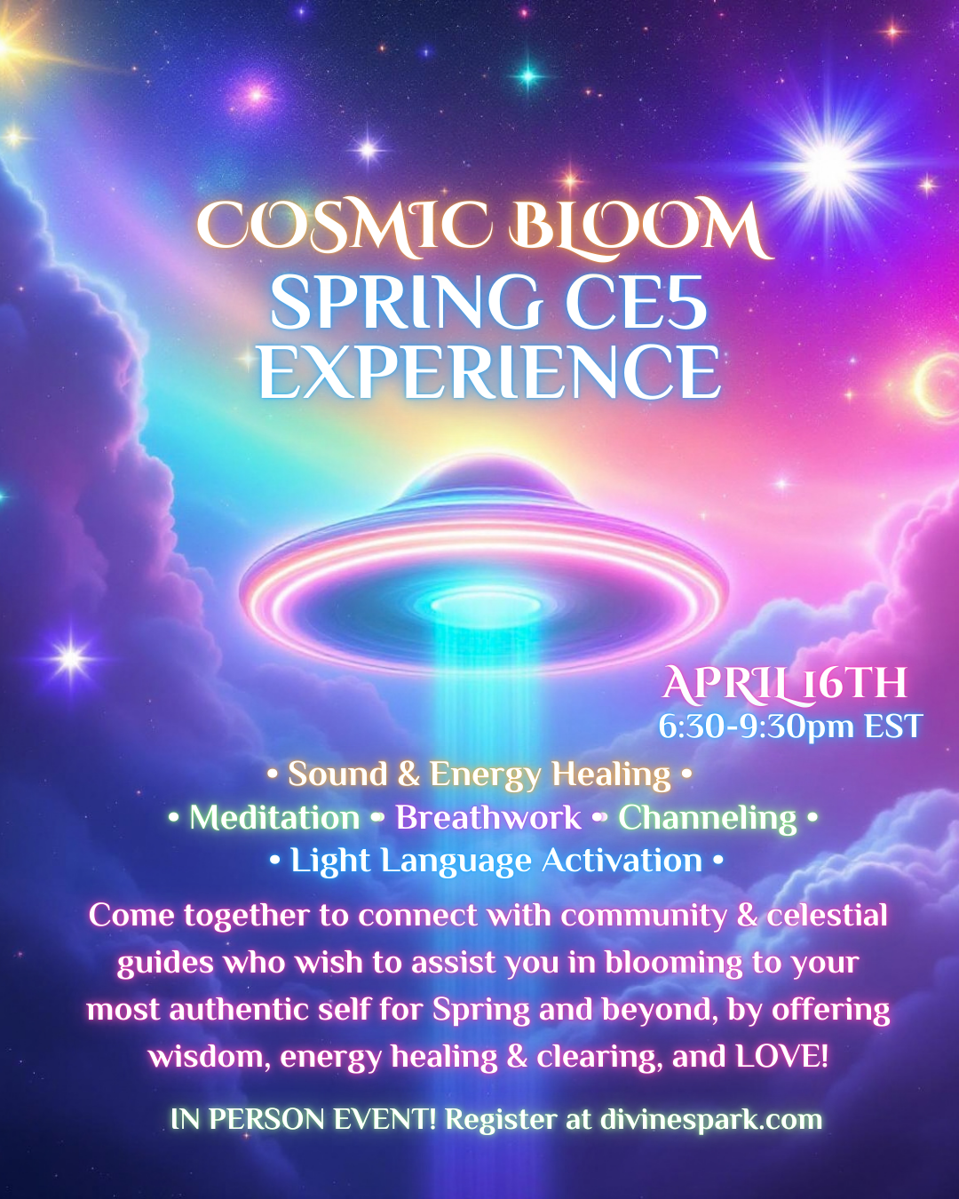 Cosmic Bloom Spring CE5 Experience: In Person!