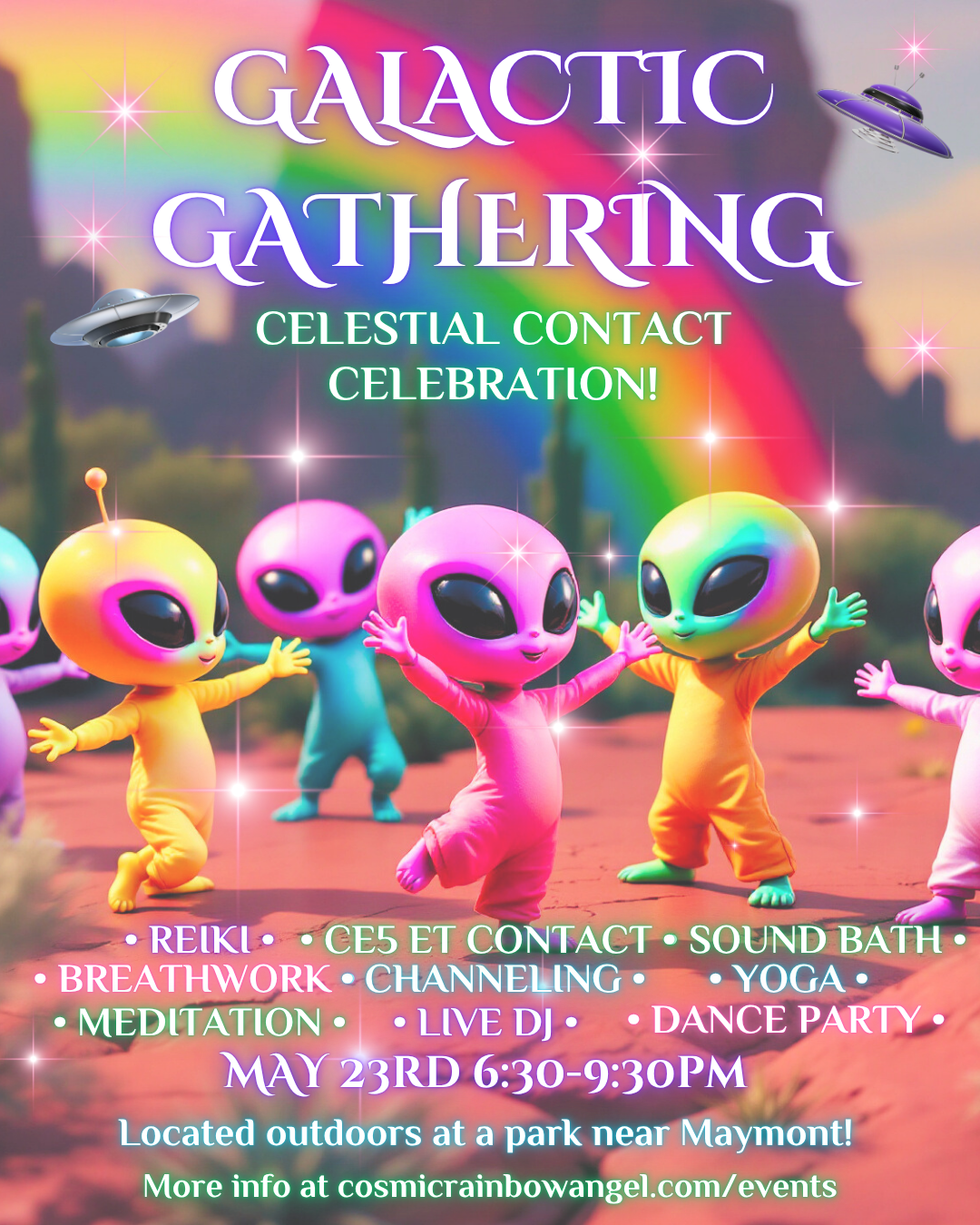 Galactic Gathering: Celestial Contact Celebration!