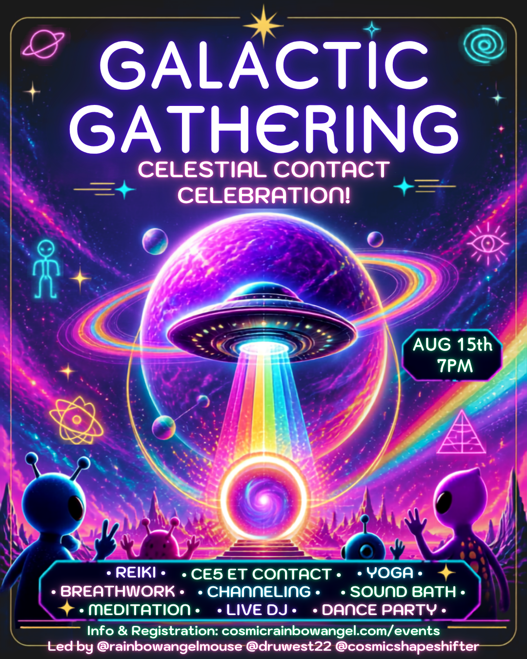 Galactic Gathering: Celestial Contact Celebration!