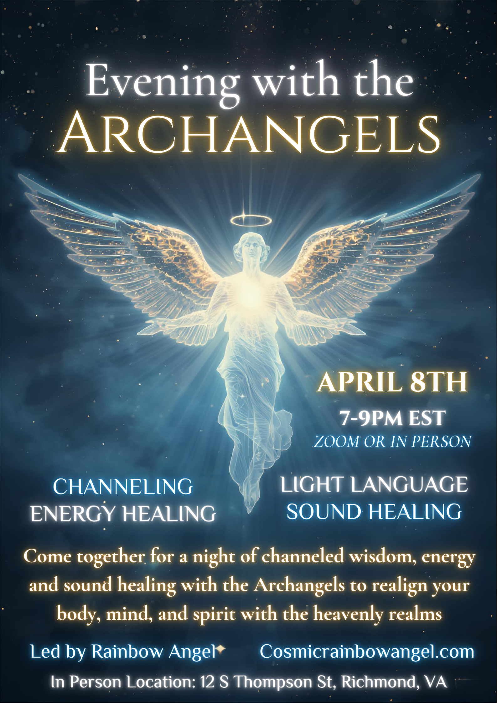 Evening with the Archangels - Zoom or In Person