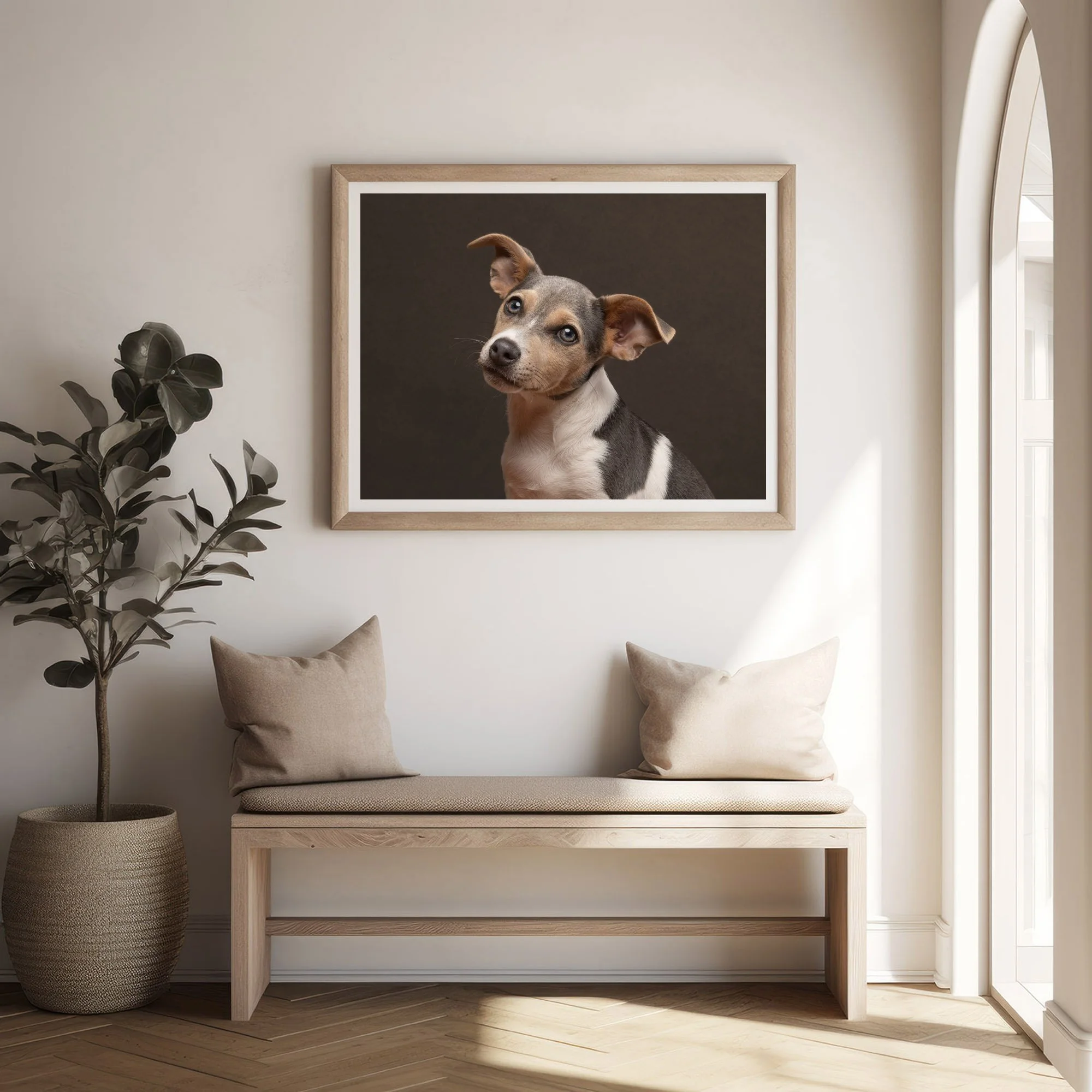 framed artwork dog portrait billingshurst West Sussex