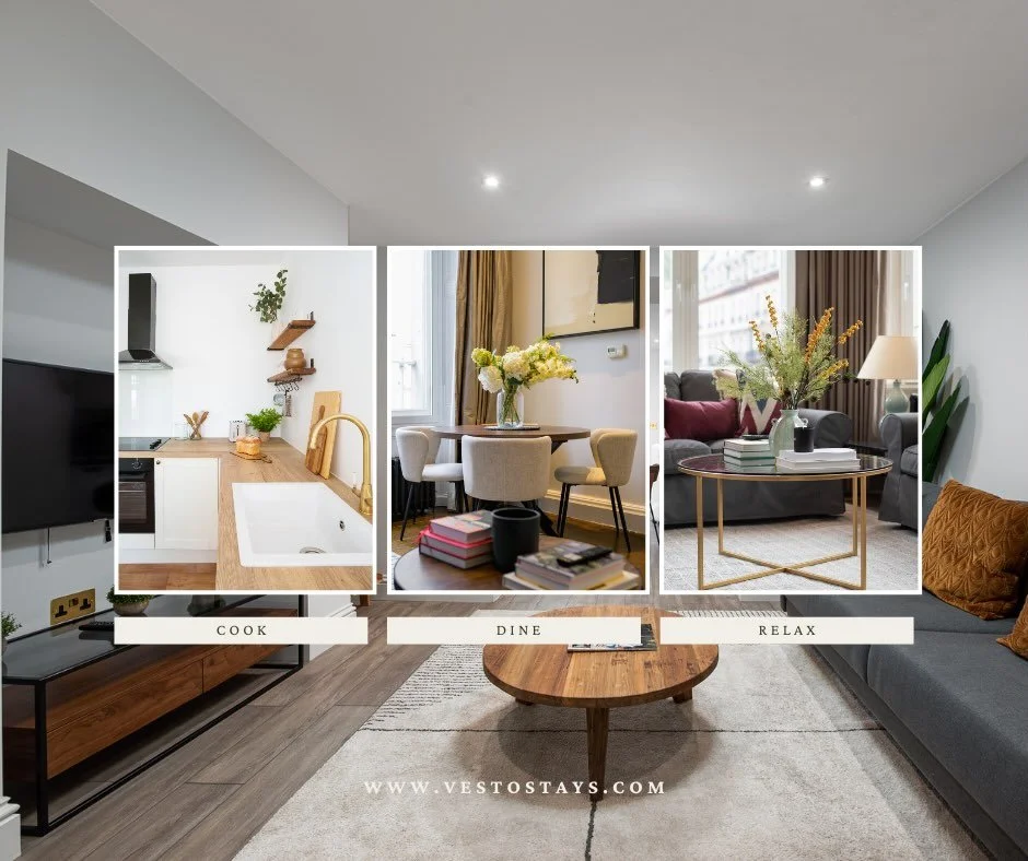 More than just a place to sleep. 

With a serviced apartment, you don&rsquo;t just stay - you live. 
Cook your own meals, dine in comfort, unwind in your own space. 

Because a hotel room can&rsquo;t always give you that. 

#vestostays #servicedapart