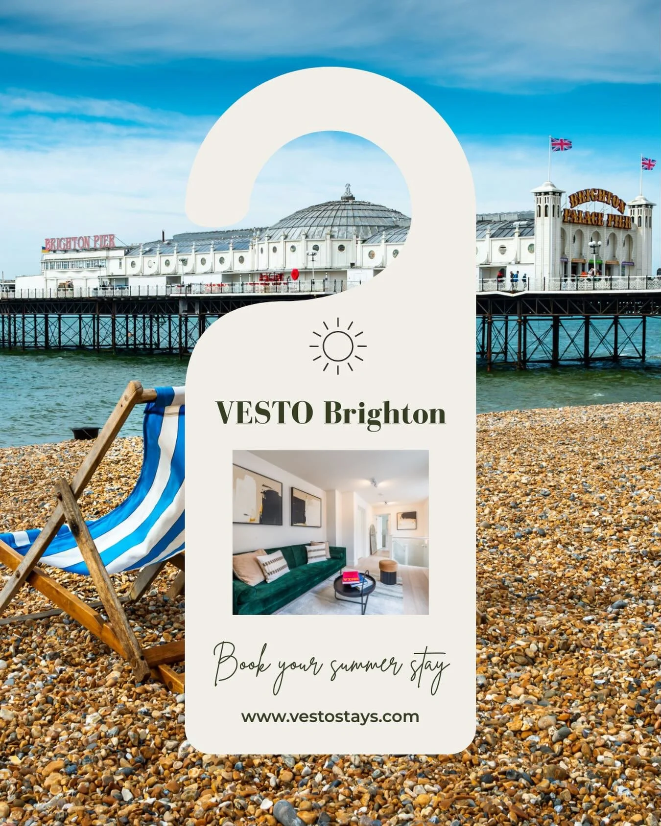 Sun, sea, salty air &amp; fish &amp; chips by the pier. A perfect summer getaway. 

#brighton #brightonbeach #vestostays #ukgetaway