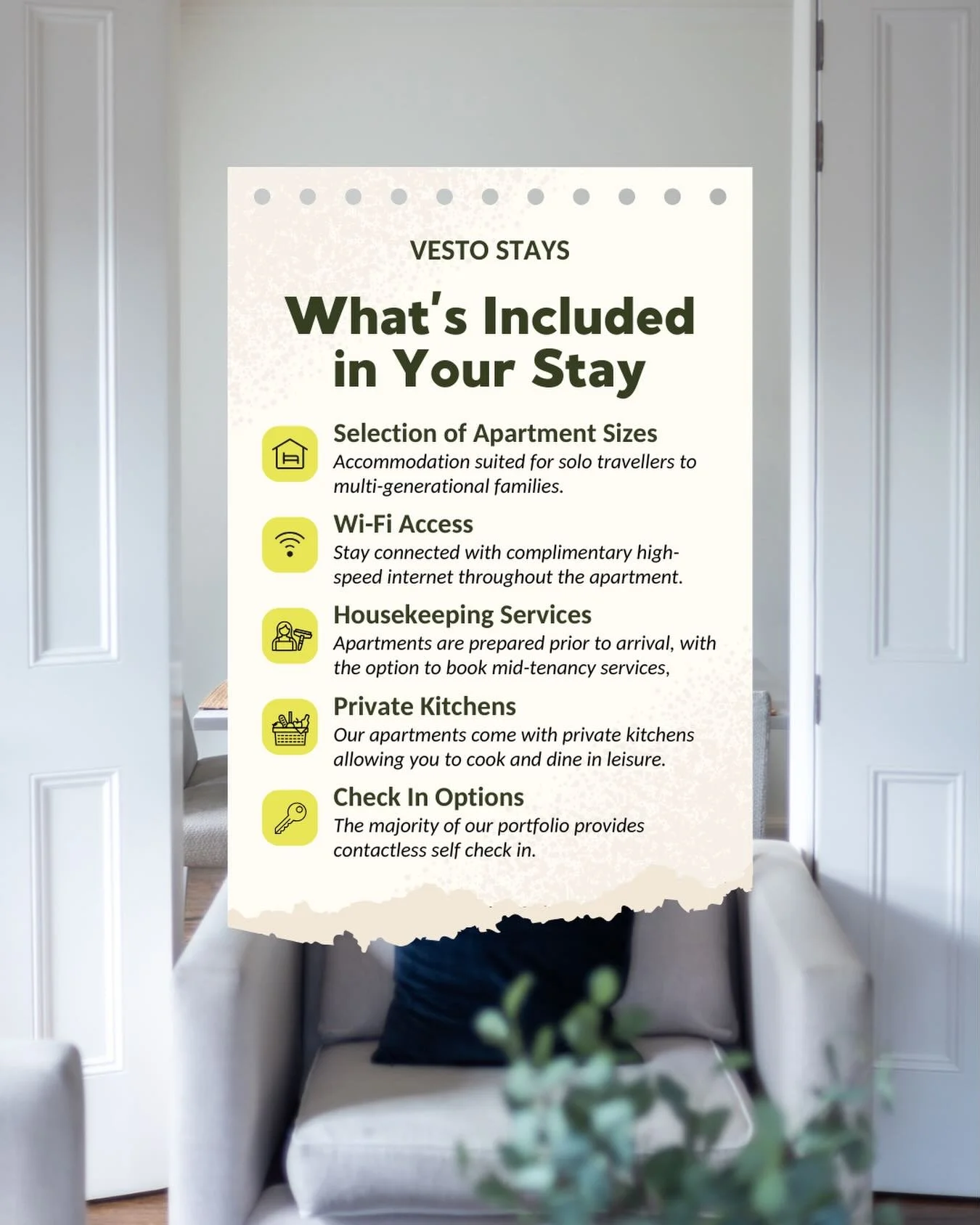 More than a stay - it&rsquo;s the little extras that make it feel like home. 

From seamless check ins to thoughtfully curated amenities, every detail at Vesto Stays is designed to elevate your stay. 

#vestostays #staywithvesto #londonaccommodation