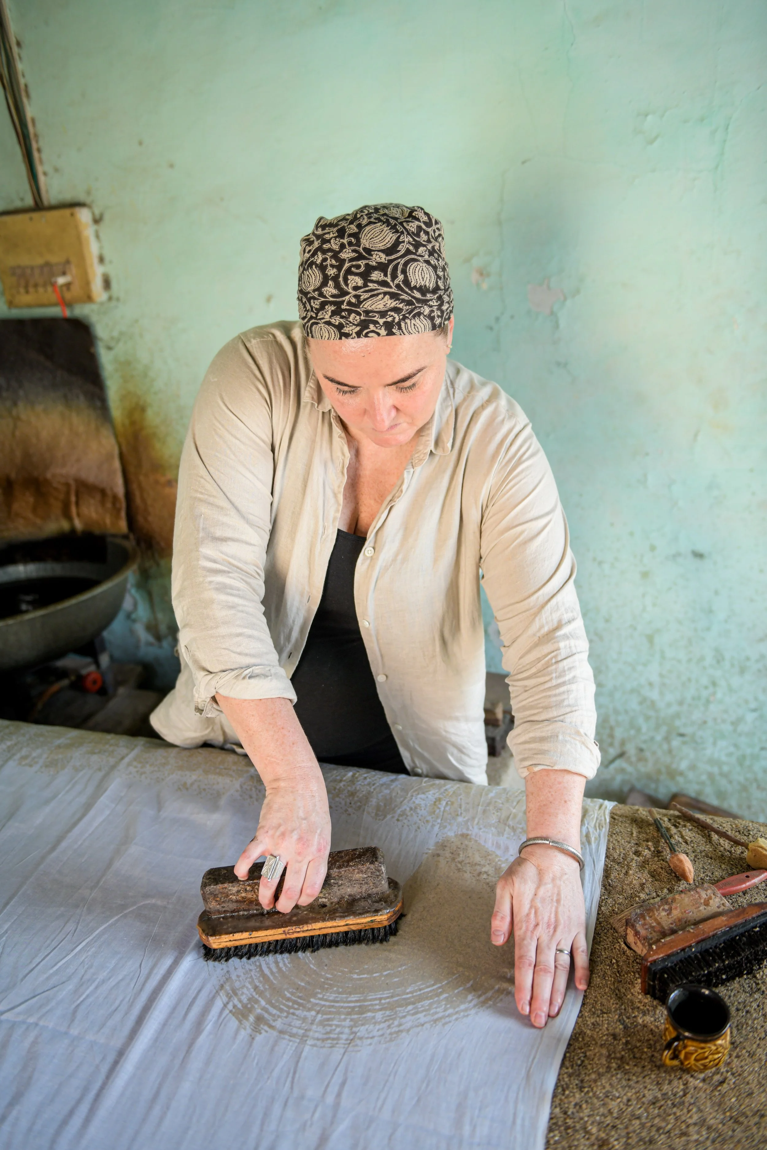 A portrait of artist Lizane Louw