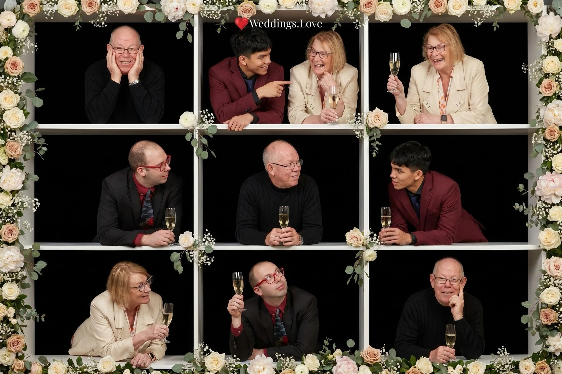   WEDDING BOX PHOTOS EXPERIENCE 
 We take a group picture, then through the power of AI Create A Fun Experience Your Guests Will Love!
 
 
Click For Pricing
 