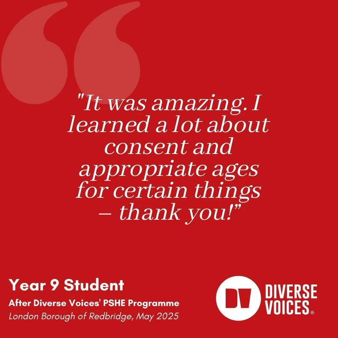 Hearing directly from students reminds us why this work matters.
When young people come away from our PSHE sessions feeling empowered with real knowledge about consent, boundaries, and appropriate choices, we know we&rsquo;re helping to build safer, 