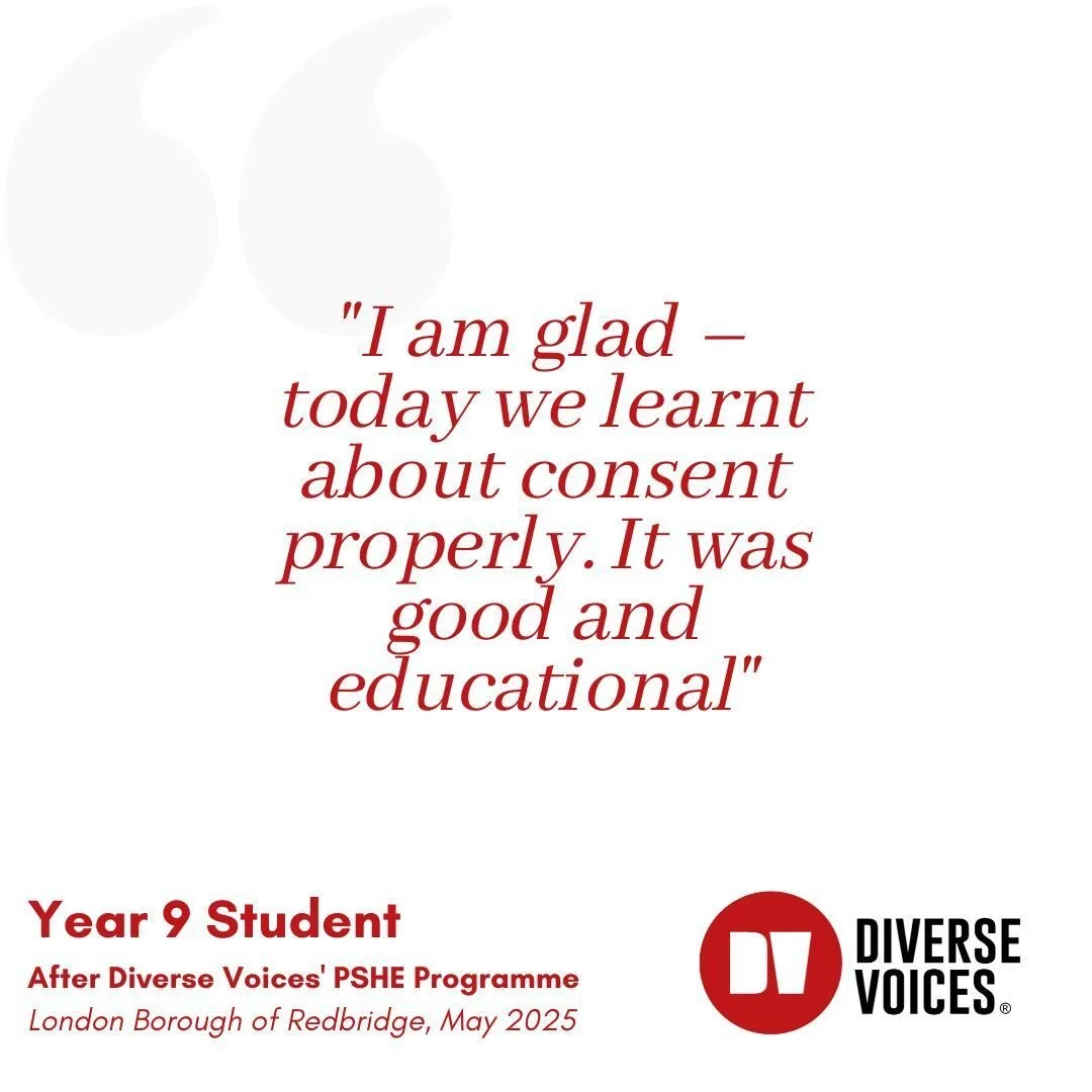 Positive feedback like this means everything.
When students come away from our PSHE sessions saying they&rsquo;ve properly understood topics like consent, it shows the impact of open, honest, and age-appropriate education.

Our goal is simple: to hel
