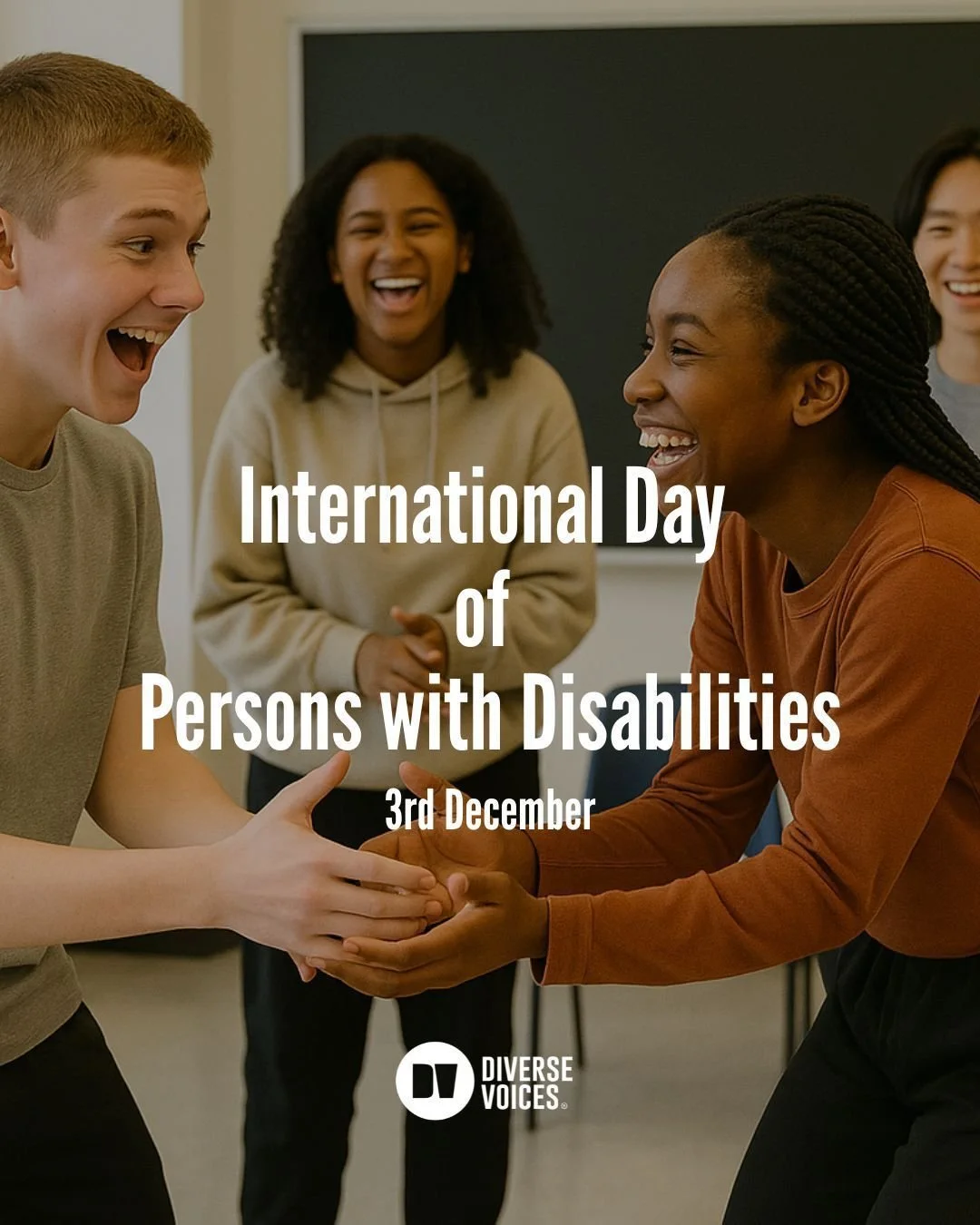Today is International Day of Persons with Disabilities.

In special provisions schools, our work focuses on drama-based workshops that help young people with SEND build confidence, communication and real-life social skills.
Through creativity, movem