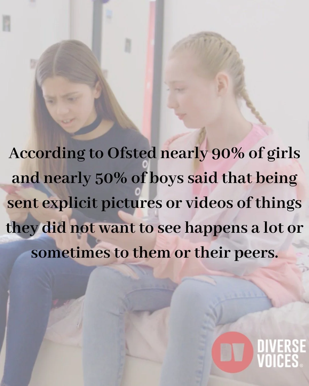 90% of girls. Nearly 50% of boys. All reporting unwanted explicit images or videos sent to them or their peers. (Ofsted)

This is why RSE education matters and why it needs to go further than a tick-box lesson.
Our RSE learing programmes and teachers