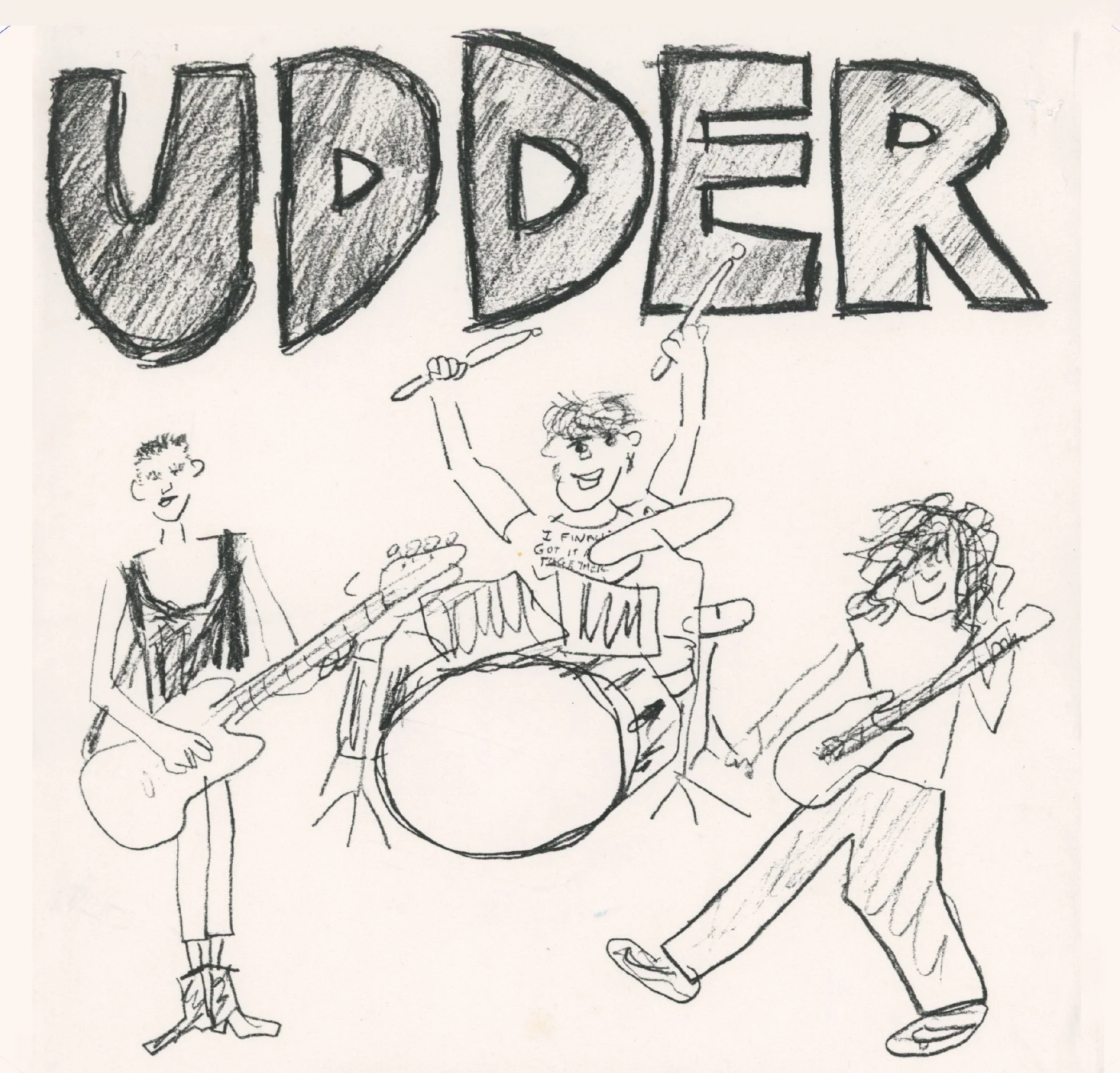 Udder 7" Vinyl Album Cover by Athens GA's Depose Records