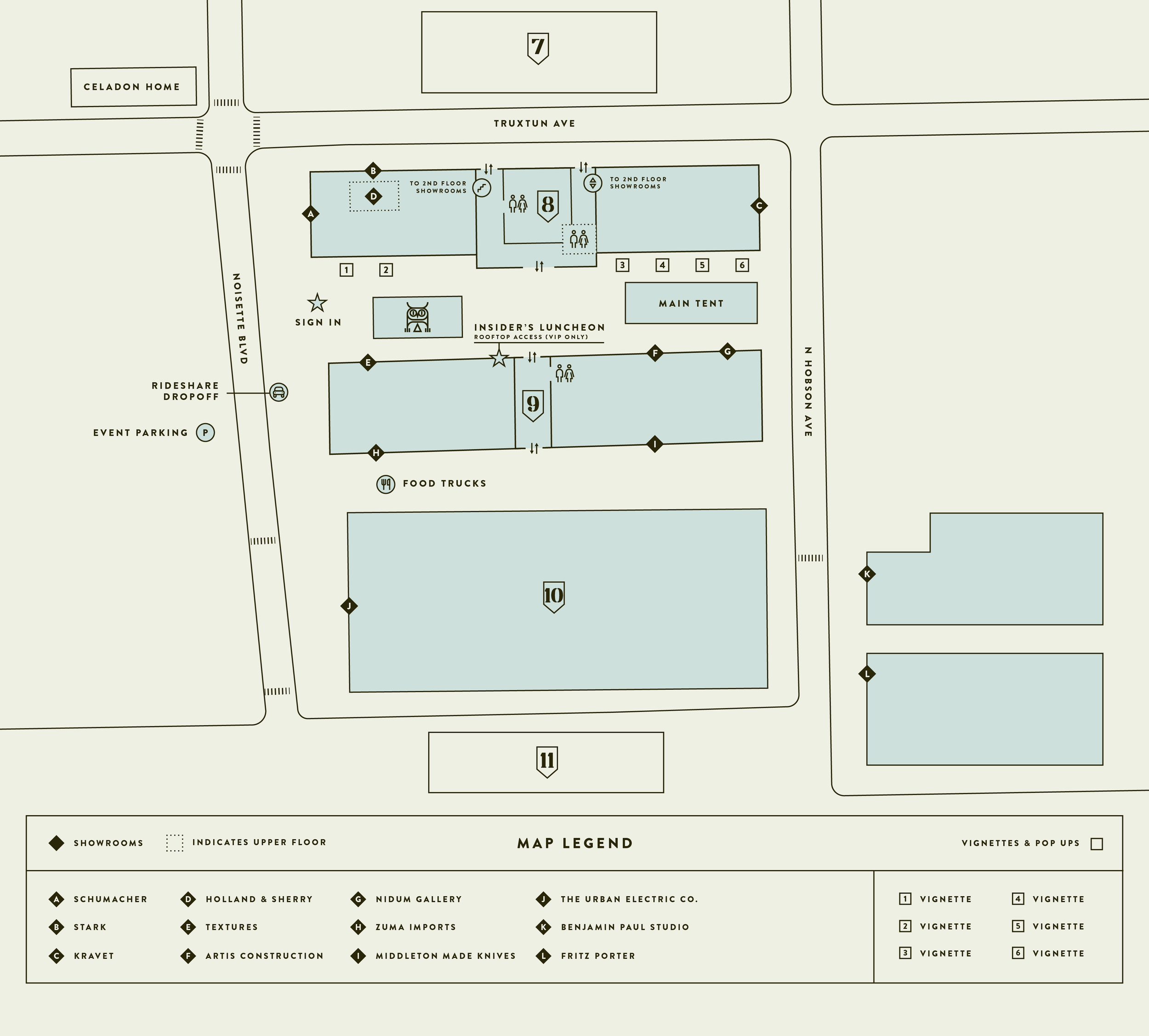 Charleston Design District Map