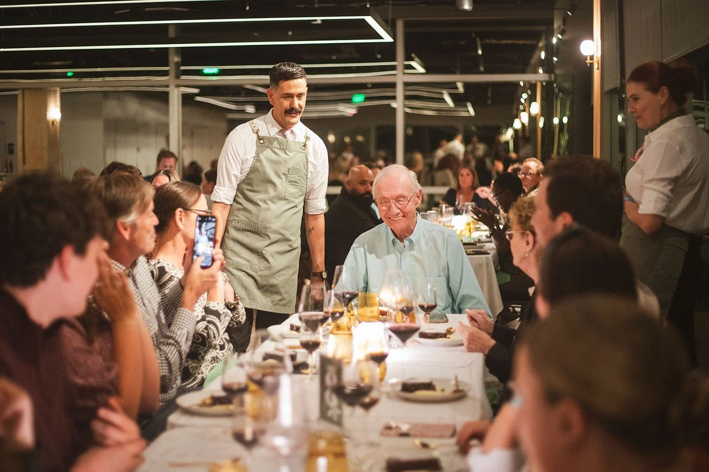 ConViViality Part Deux 🍋 Another SOLD OUT dinner last night in support of our Fire Relief Fund. Our friends and family once again reminding us that there's always a reason to celebrate. Thank you!
MANIATIKISALATA WITH FRIED HALLOUMI
potato, fenn
