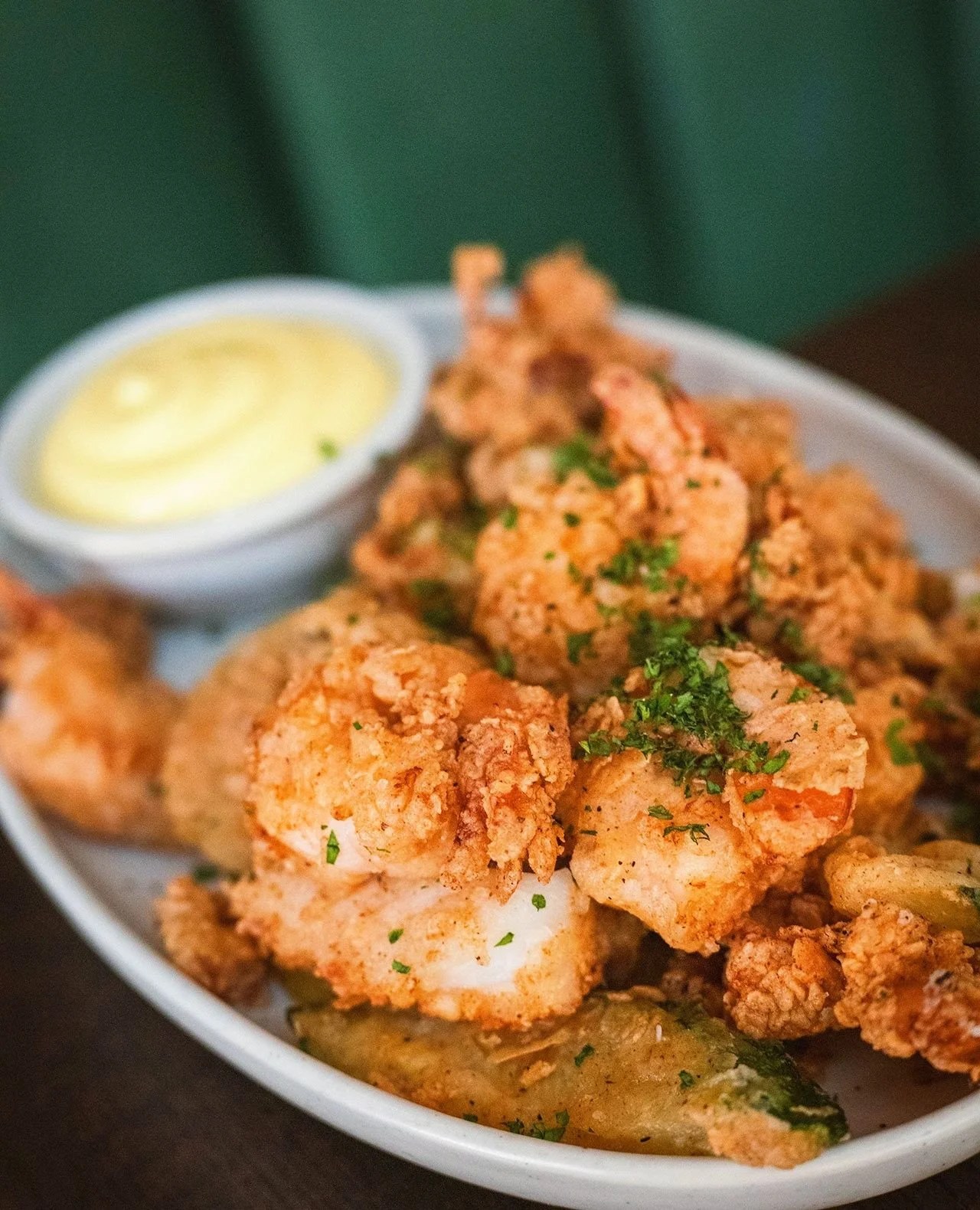 Golden, delicate, and made for sharing.⁠
⁠
Our new Fritto Misto brings together lightly fried squid, shrimp, sea bass, lemon, and zucchini, accompanied by a saffron aioli that adds just the right richness to every bite. A Mediterranean classic, thoug