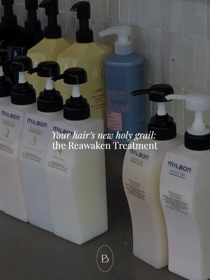 The Reawaken Treatment works within the hair to restore softness, strength, and that light-catching shine.

A layered system of hydration, repair, and sealing for results you feel instantly and maintain long after you leave the chair. ☁️ Add it to an