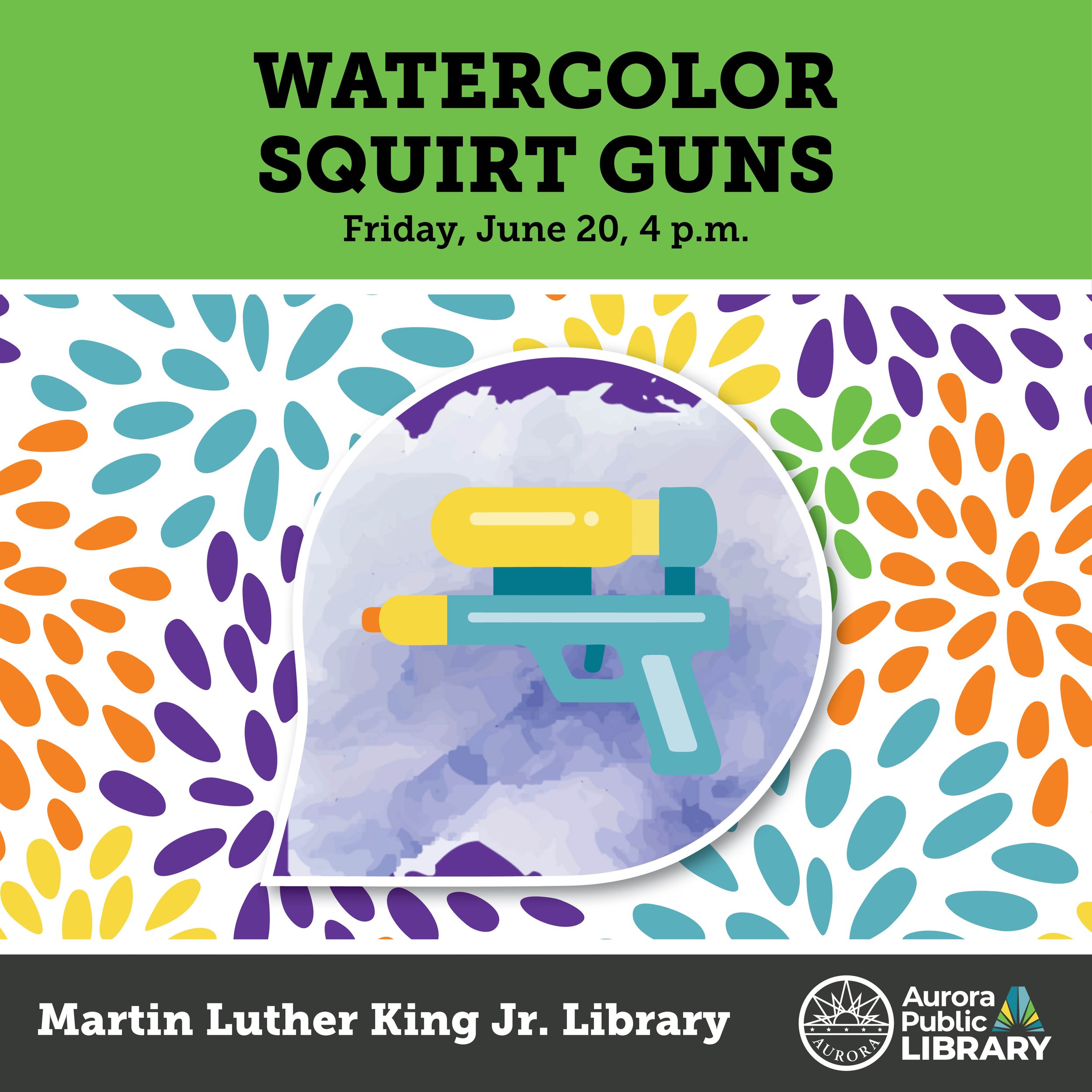 Watercolor Squirt Guns