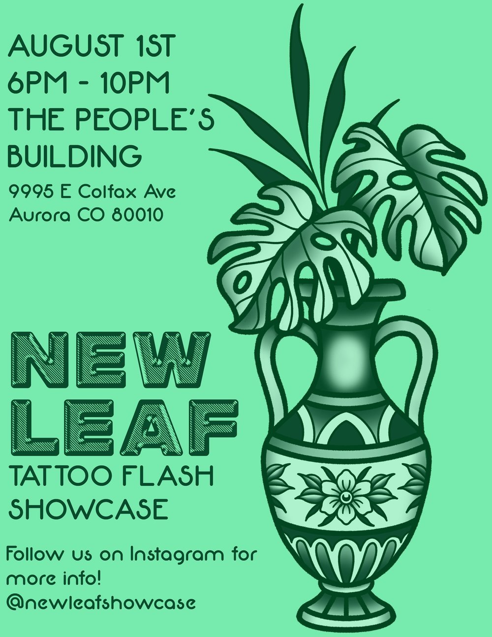 New Leaf Tattoo Flash Showcase