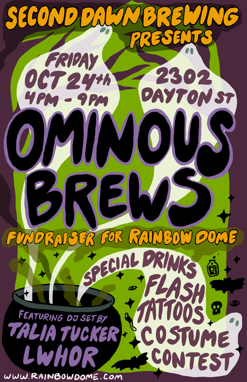 Halloween Party with Rainbow Dome