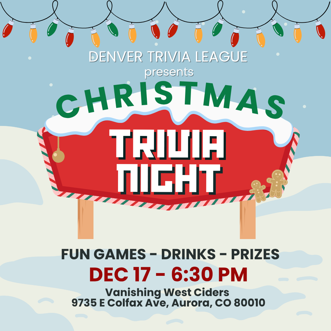 Denver Trivia League Presents: Christmas Trivia Night 
