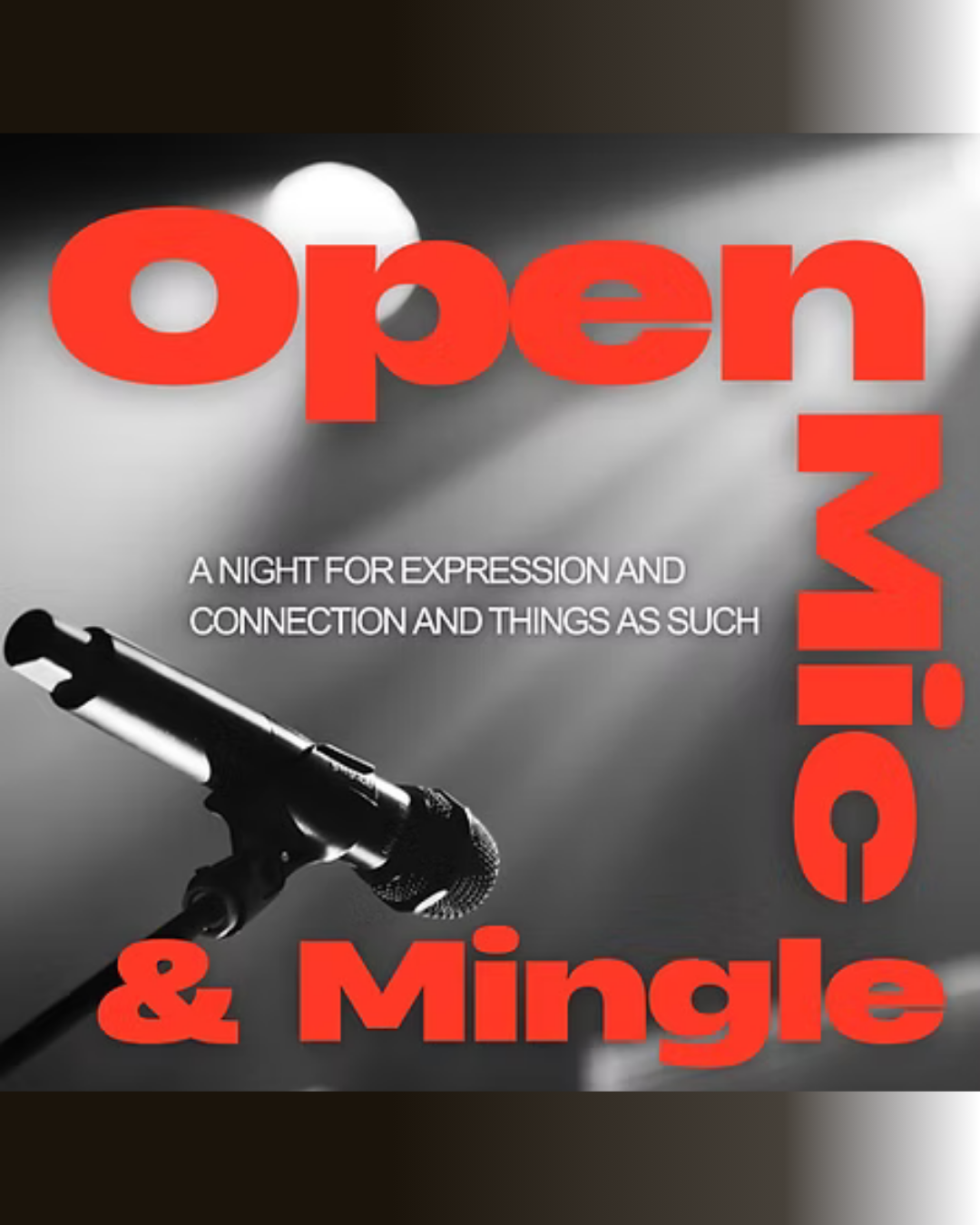 Open Mic and Mingle