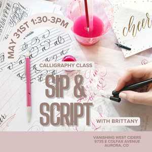 Sip and Script: Modern Calligraphy Fun!