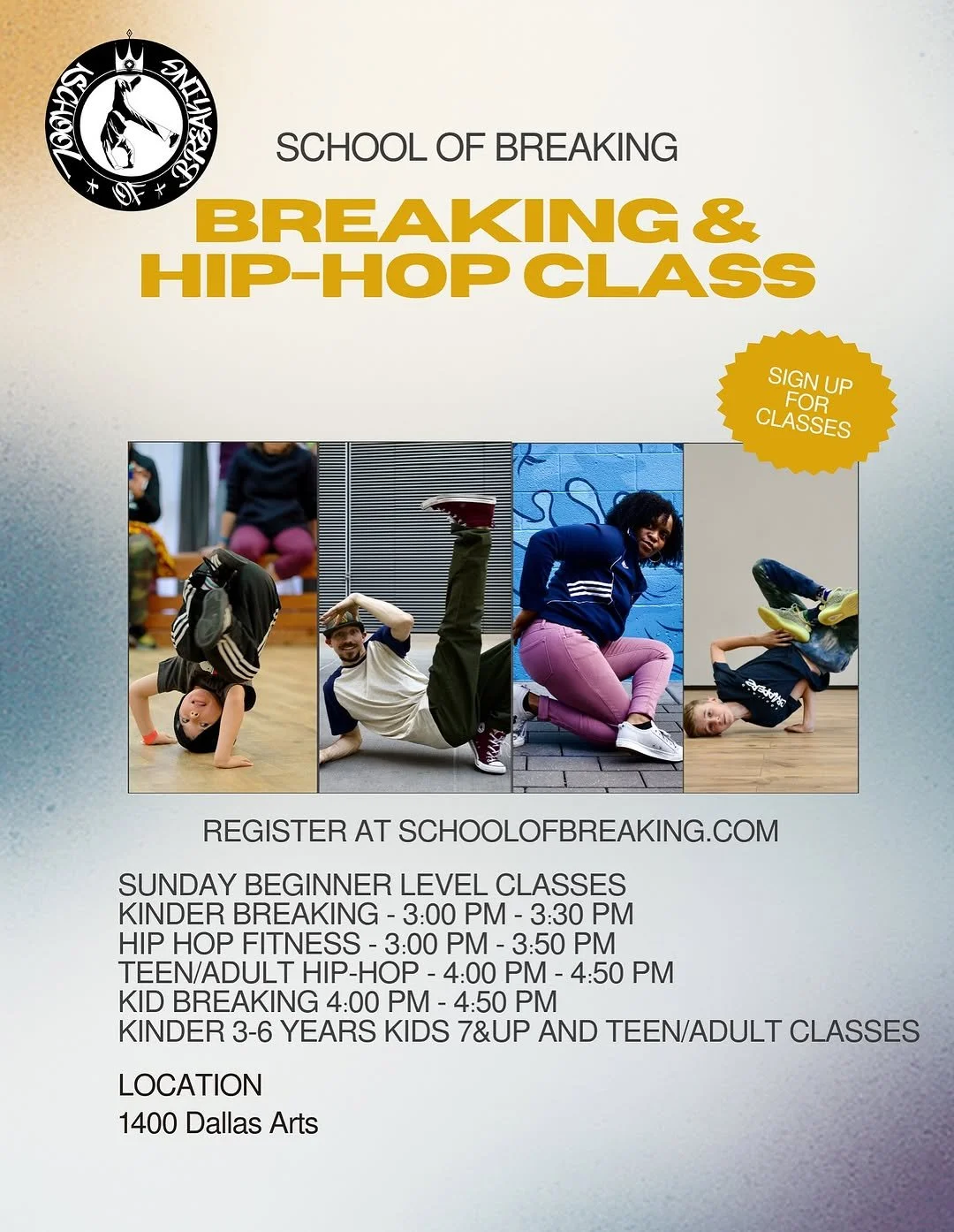 Breaking and Hip-Hop Dance and fitness classes 
