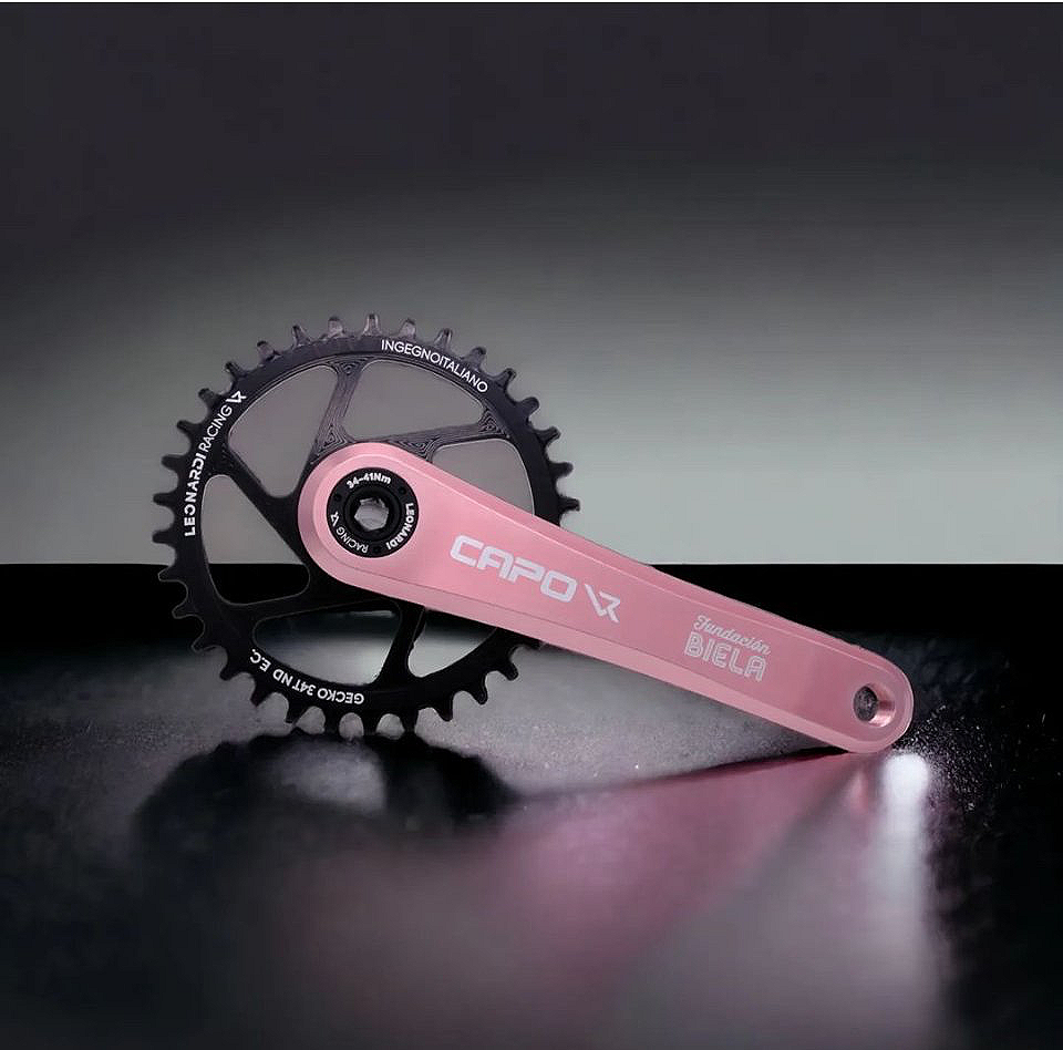 Leonardi Racing Kurbel in rose