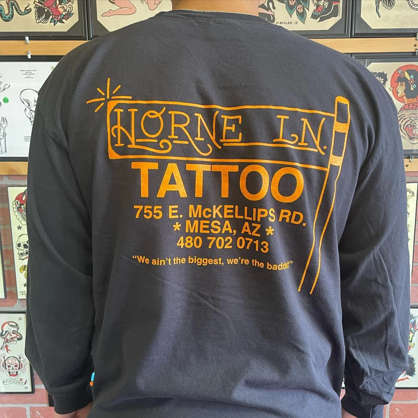 Shop Shirts are in and For Sale
40$ each size Medium- 2X
(limited amount available)
DM for purchase or stop by
@hornelanetattoo_mesa
&hellip;..printed on long sleeve comfort colors