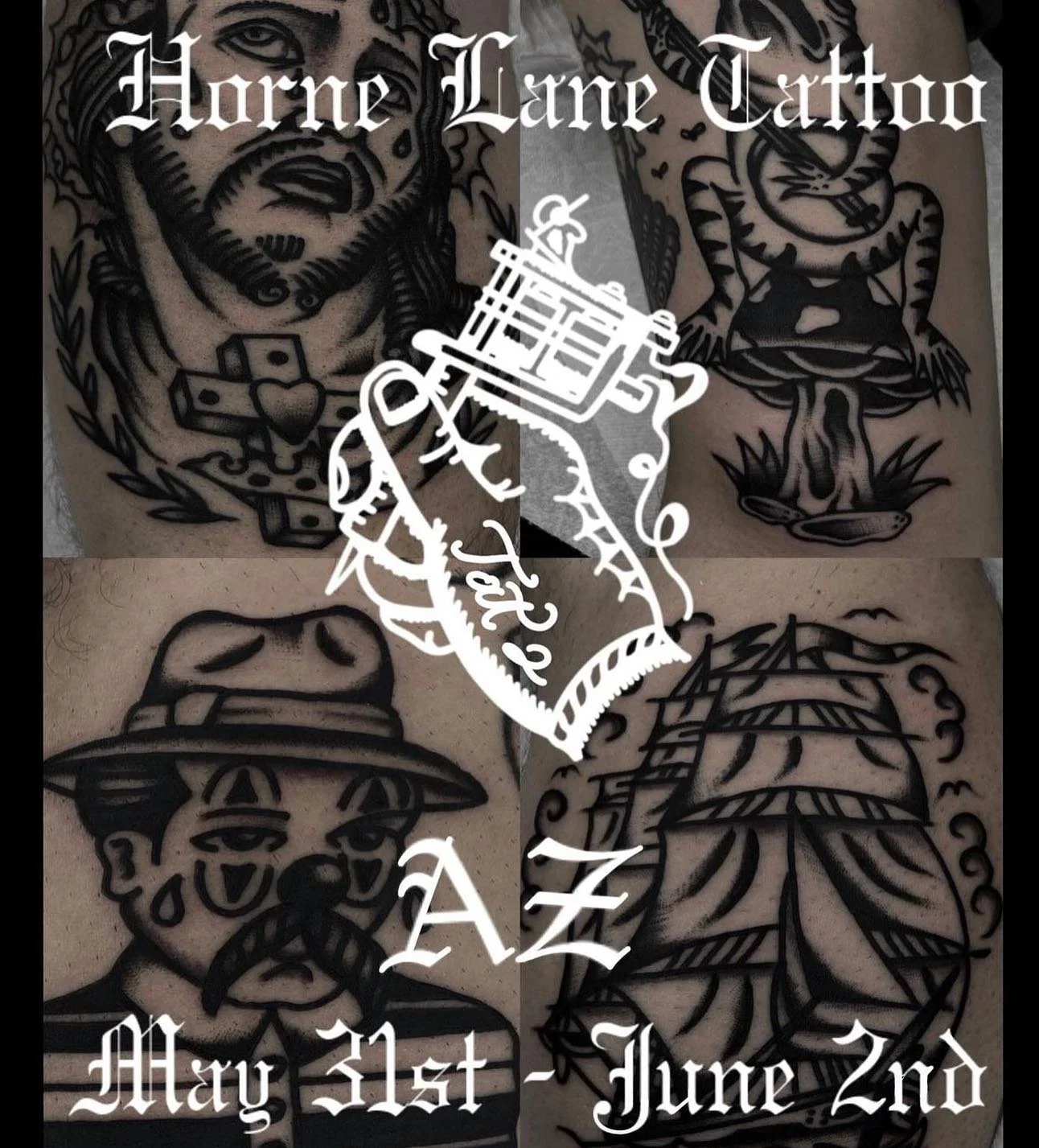 @chavolui_tattoos will sitting with us, at the end of the month.. dm him directly to book an appointment today before it too late! SLC 2 Mesa AZ! 

@hornelanetattoo_mesa 
@hornelanetattoo_mesa 
@hornelanetattoo_mesa