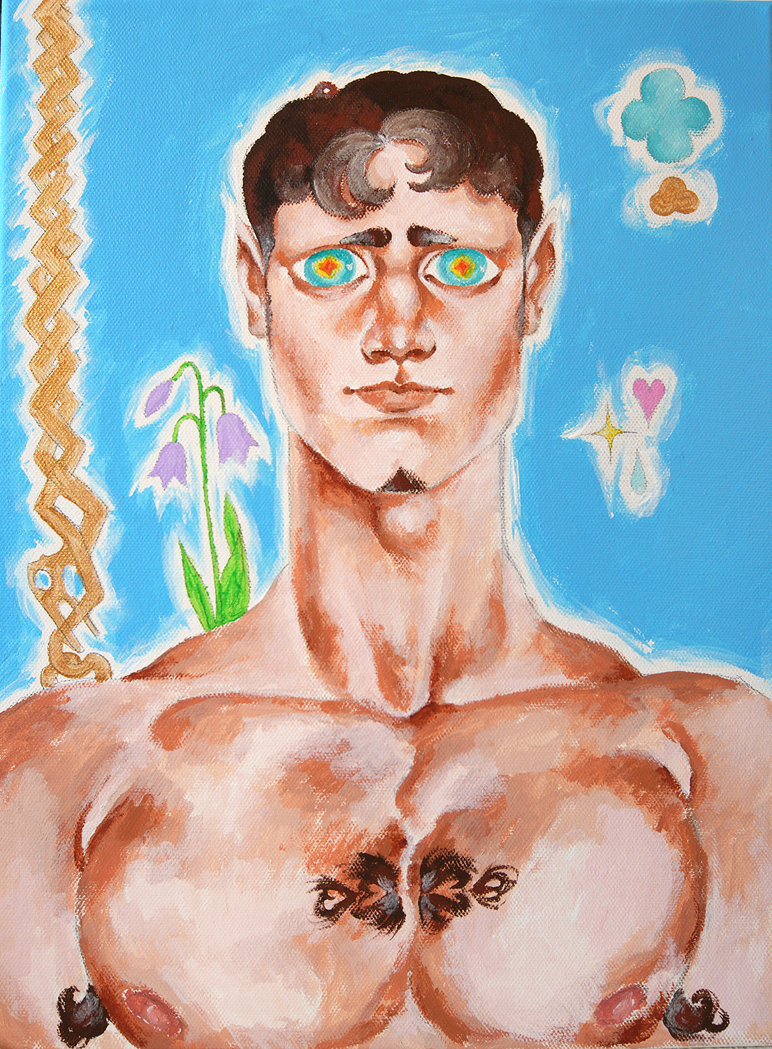 Guldorm, 2025. Acrylic on canvas.