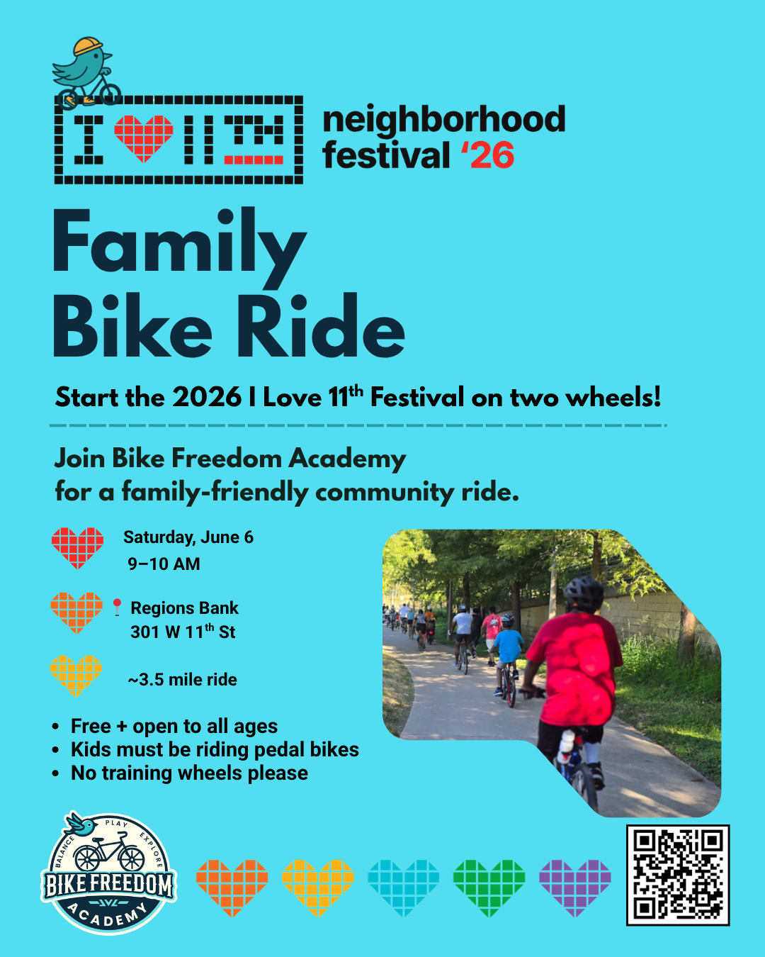 I Love 11th Neighborhood Festival '26- Family Ride