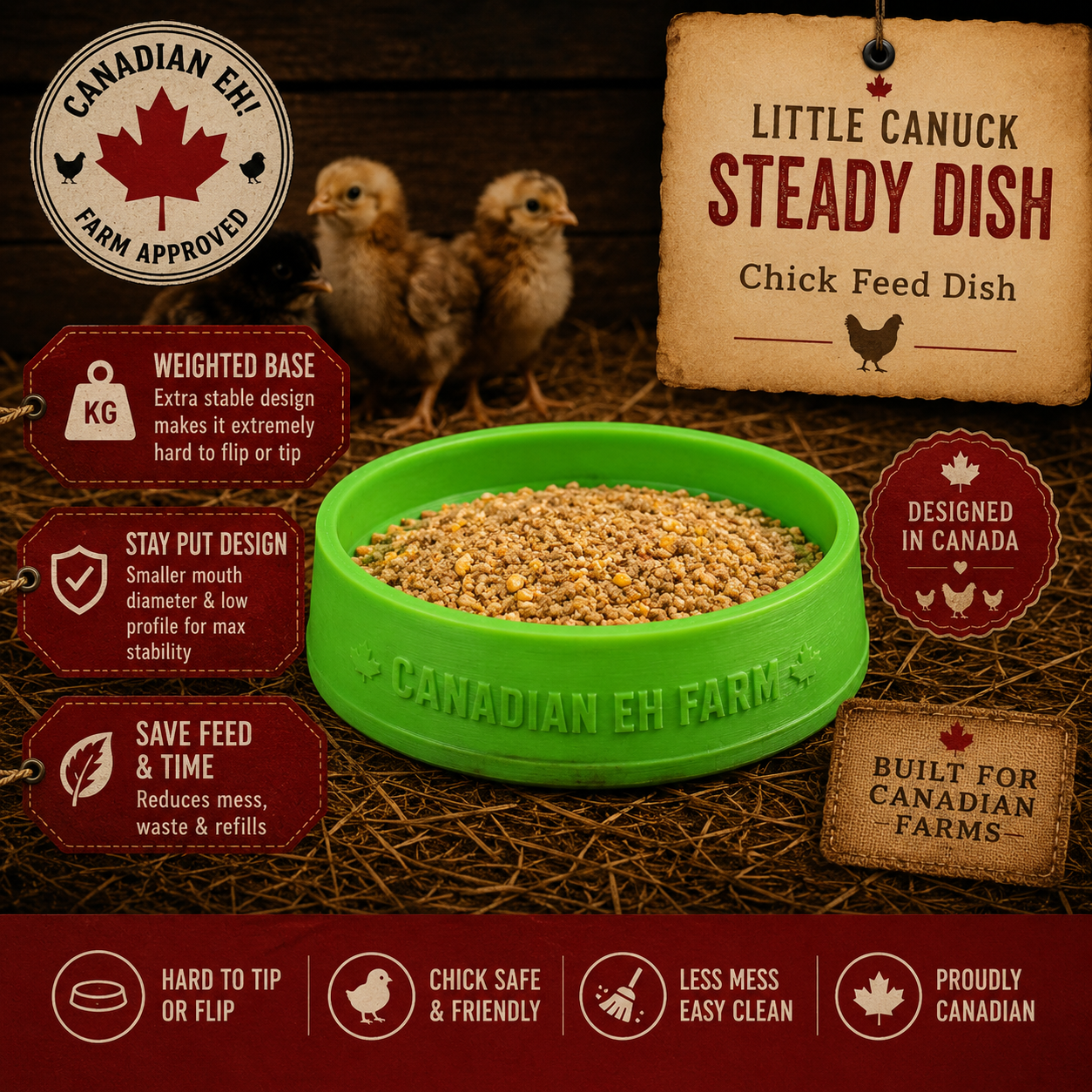 Little Canuck Steady Dish
