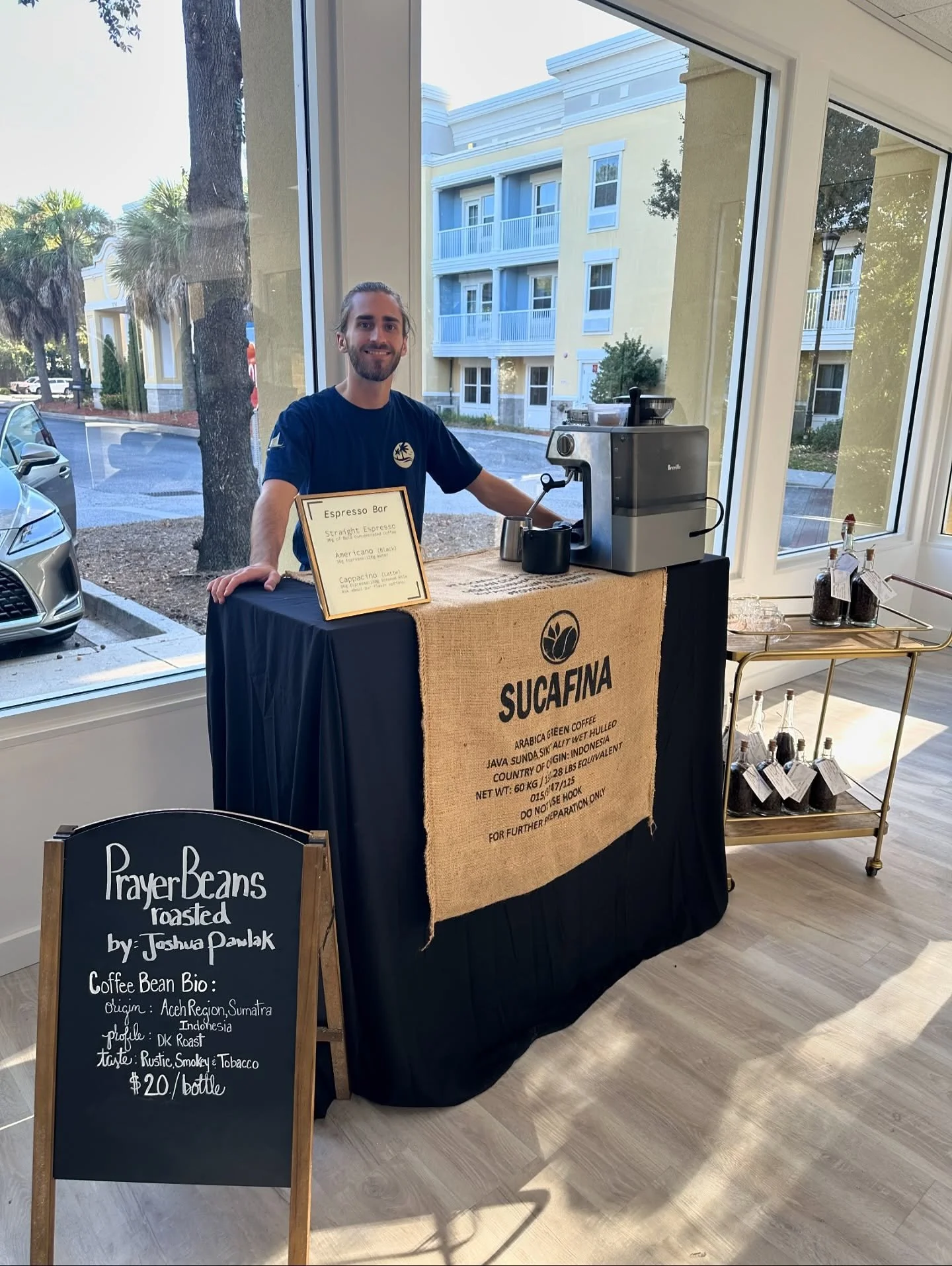 We can&rsquo;t wait to see your beautiful faces in the Salon this morning and afternoon! Stop in for a pick me up of locally roasted coffee from @prayerbeans the owners Joshua and Hanna serve as missionaries in South East Asia
and are nome in the sta