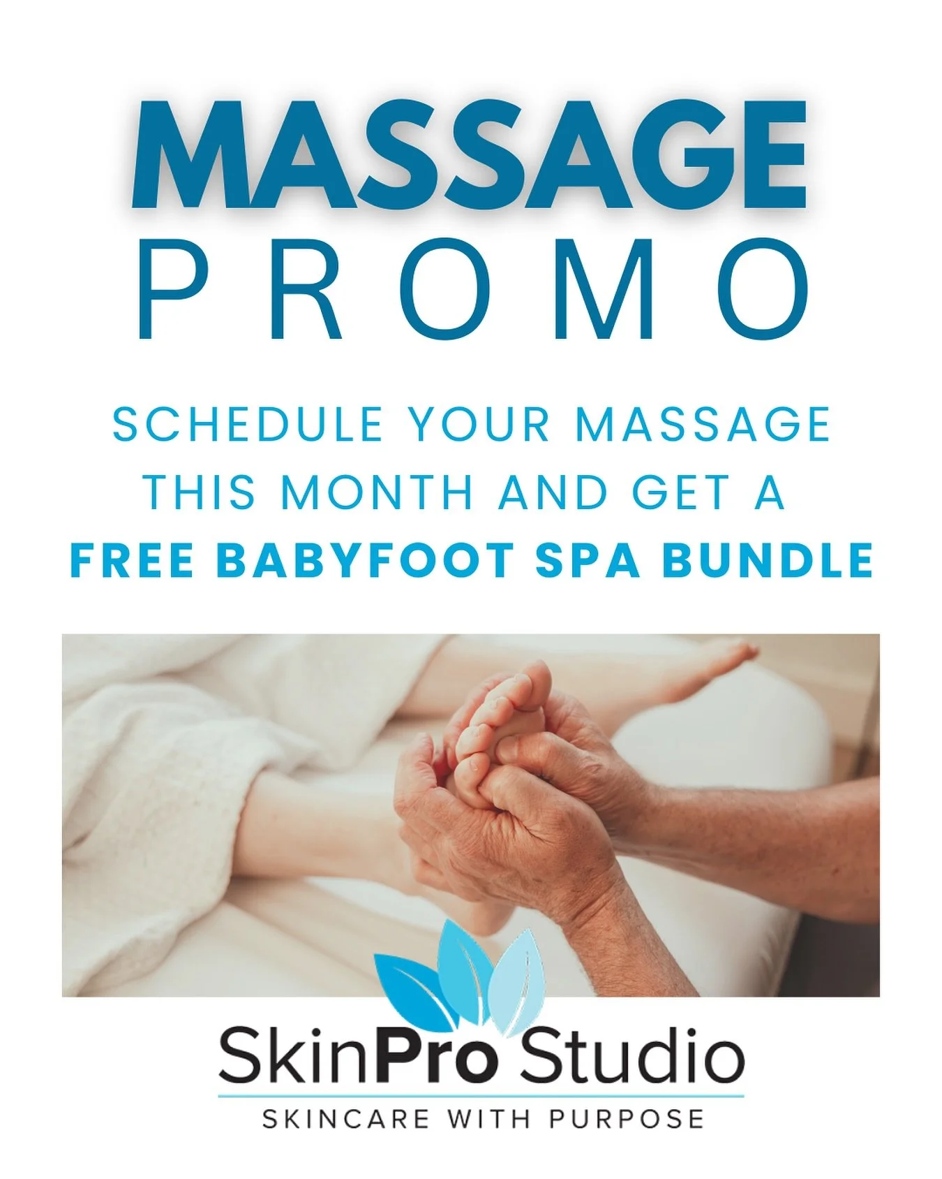 What beats a great massage? A great massage that includes your feet! Unwind and rejuvenate with our stress-relieving treatment.

🗓️ https://www.skinprostudio.com/appointments

#massagetherapy #skinprostudio #footmassage #septemberpromo