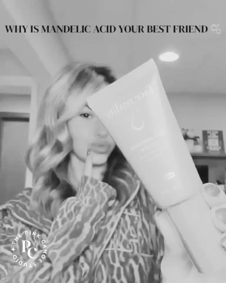 ✨ Let&rsquo;s talk about one of our favorite glow-boosting ingredients &mdash; Mandelic Acid! ✨
This gentle yet powerful AHA (alpha hydroxy acid) is a total game-changer for anyone struggling with hormonal breakouts, uneven tone, or dull skin.

🌿 Wh