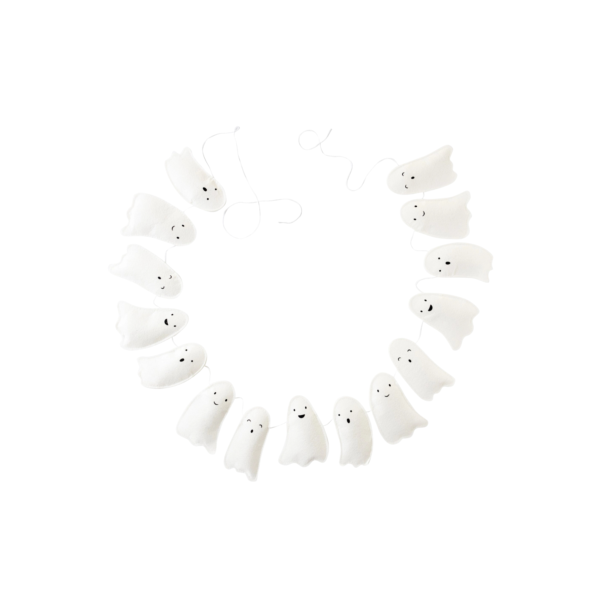 Puffy Felt Ghost Banner