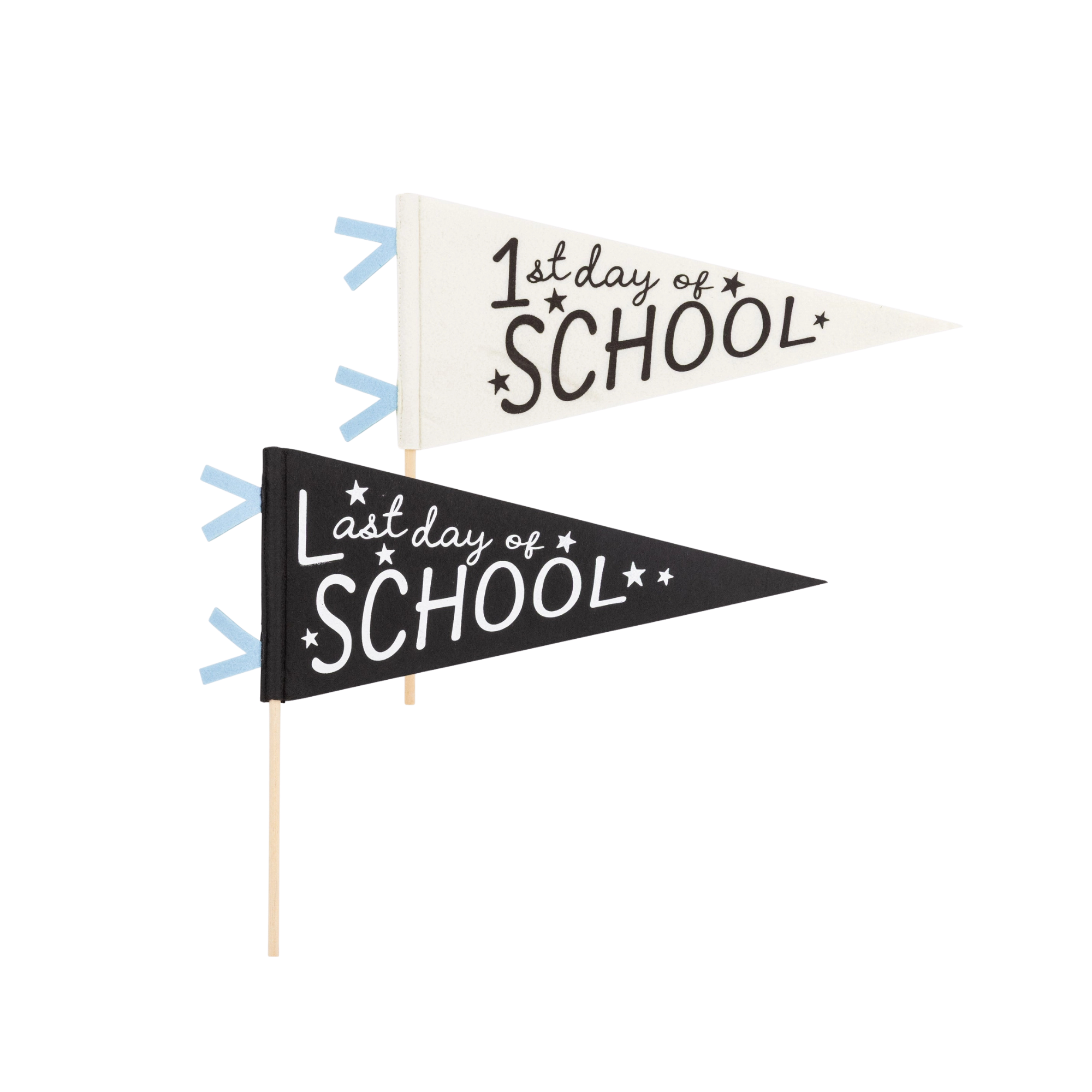 1st and Last Day of School Felt Pennant Set