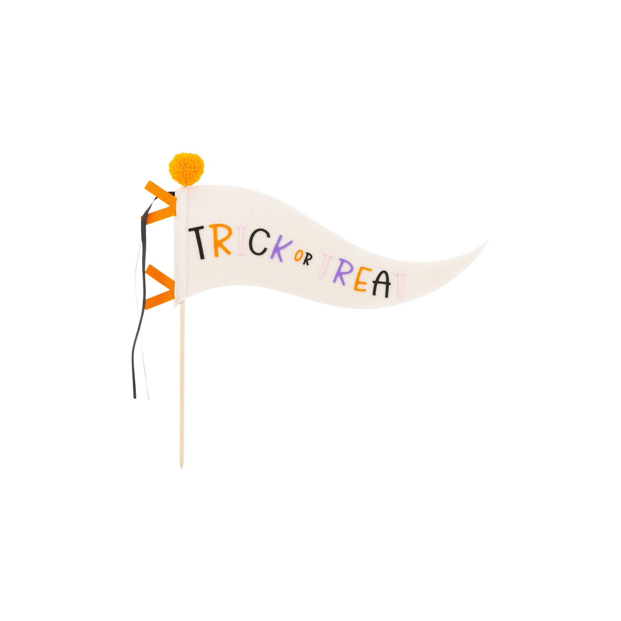 Trick or Treat Felt Pennant