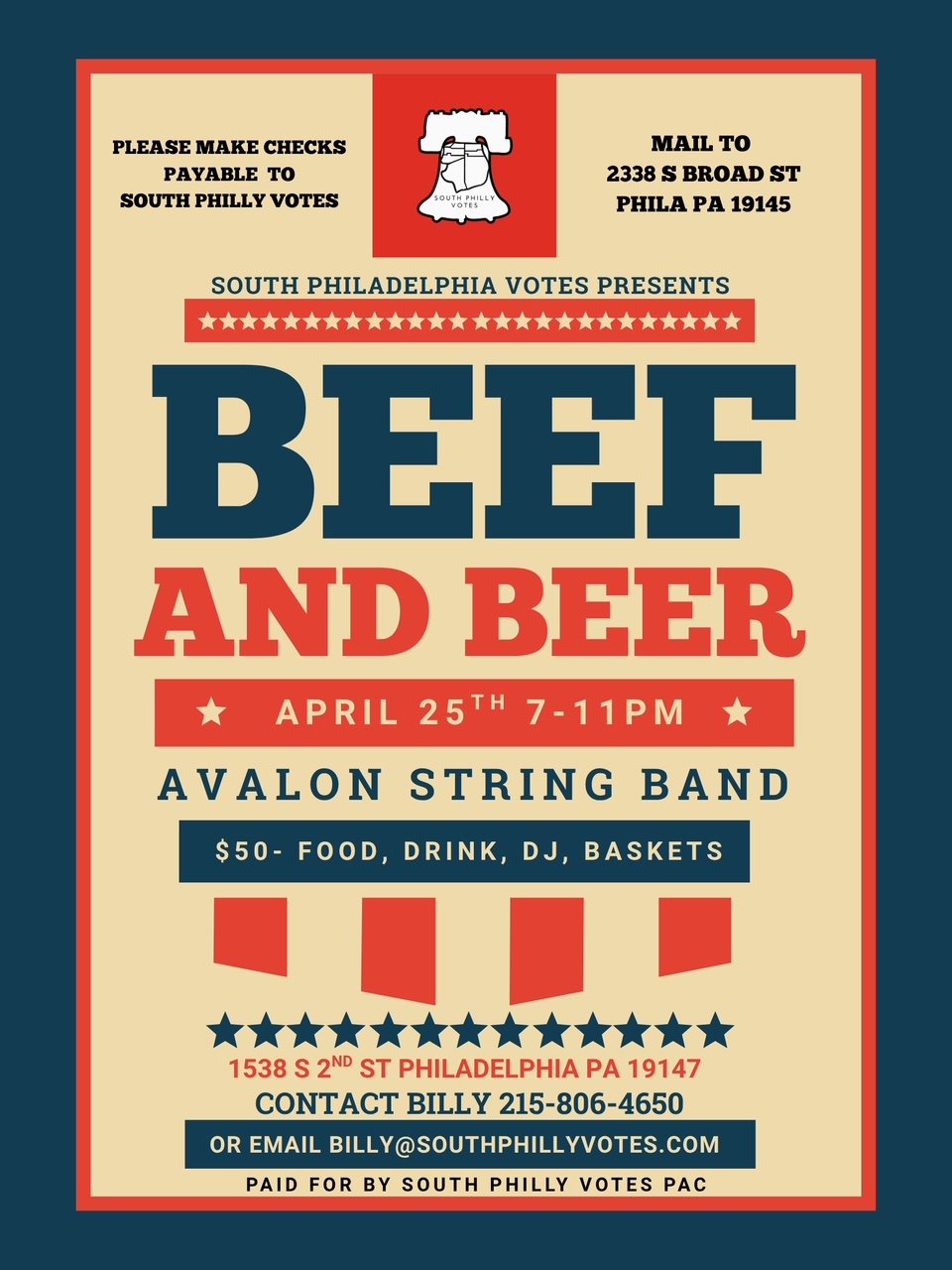 South Philadelphia Votes Presents: Beef & Beer
