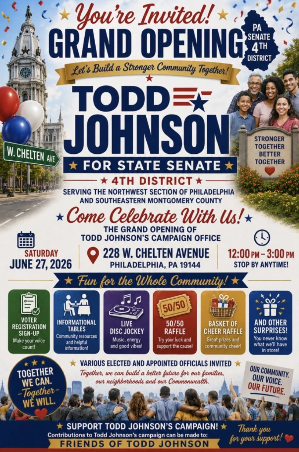 Todd Johnson for State Senate Grand Opening