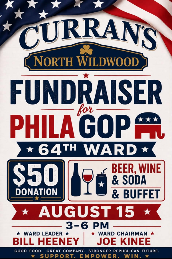 Fundraiser for the Philadelphia GOP 64th Ward